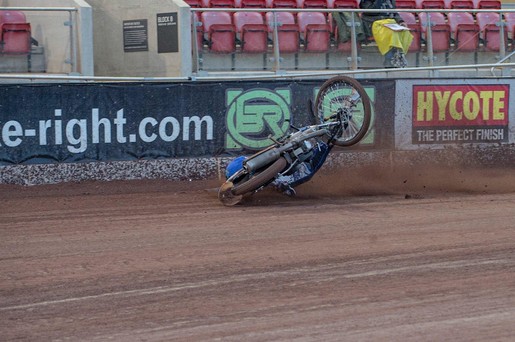 Photo: Ian Charles

Harry McGurk crashes 

Summer Speed Saturday & British Youth Speedway Championship Round 5, National Speedway Stadium, Manchester, Saturday 22 June 2019