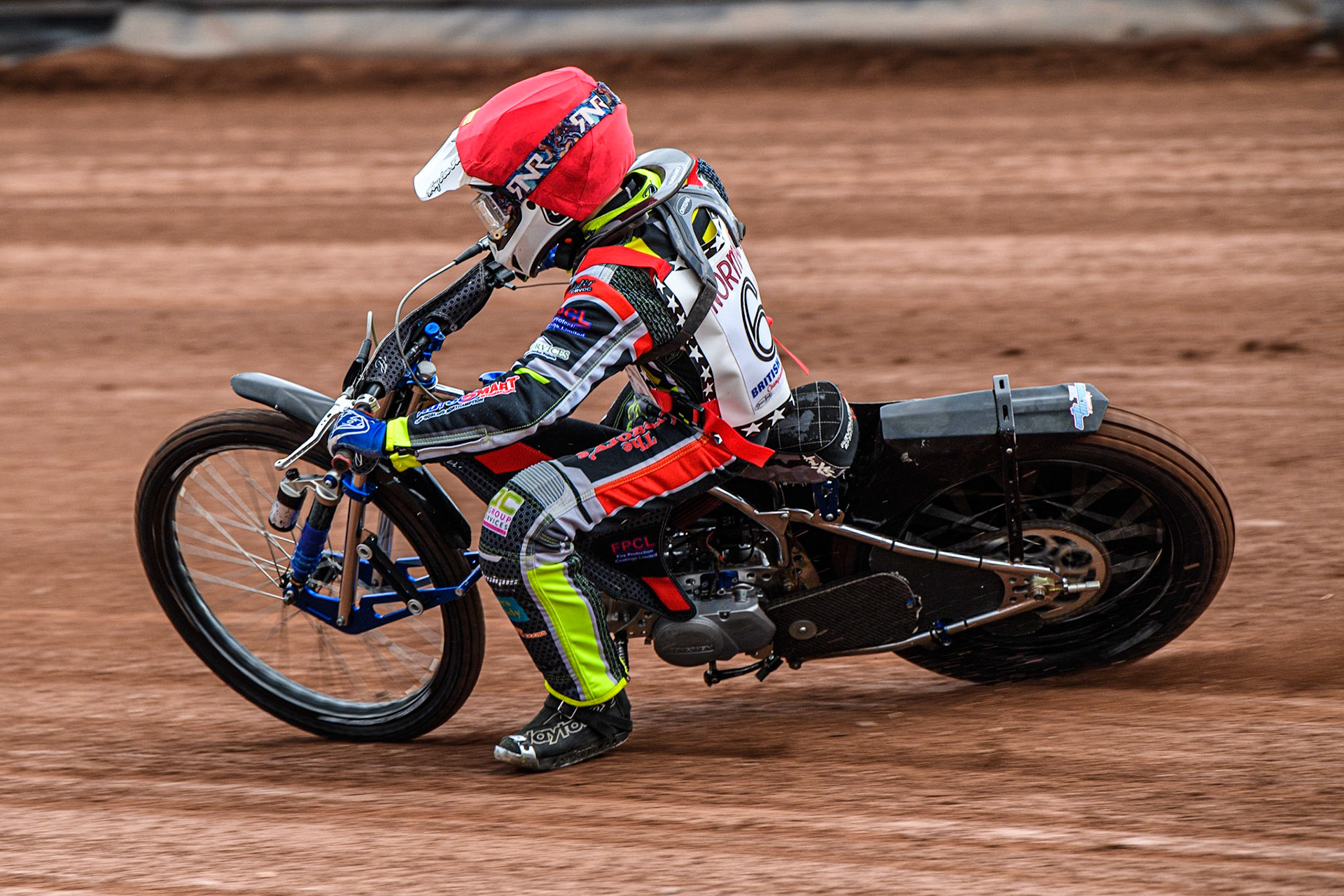 Seth Norman in action  during the British Youth Championships at the National Speedway Stadium, Manchester on Friday 12th May 2023. (Photo: Ian Charles | MI News)