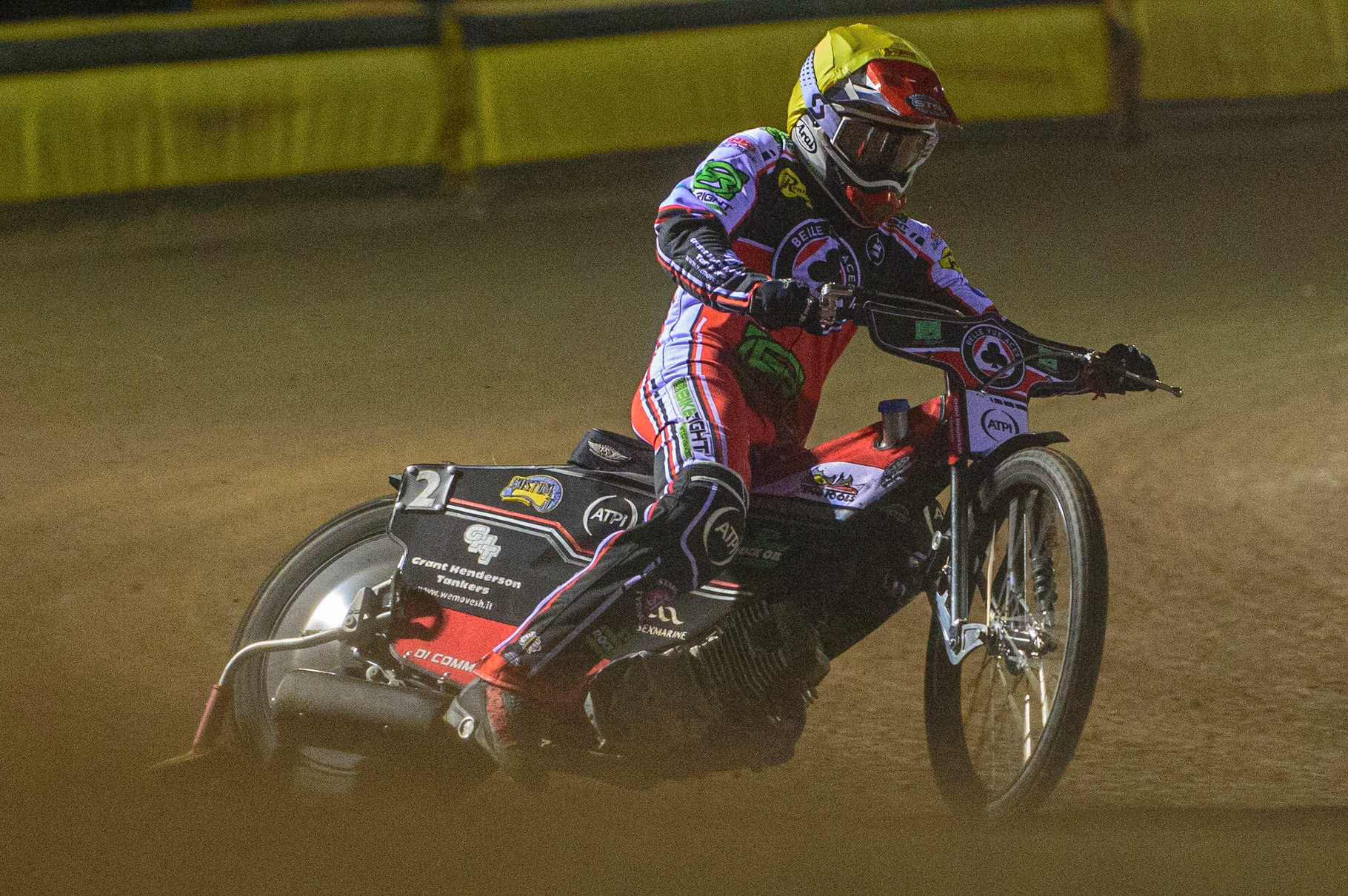 PETERBOROUGH, UK. OCT 14TH Richie Worrall  in action  for Belle Vue BikeRight Aces  during the SGB Premiership Grand Final 2nd leg between Peterborough and Belle Vue Aces at East of England Showground, Peterborough on Thursday 14th October 2021. (Credit: Ian Charles | MI News)
