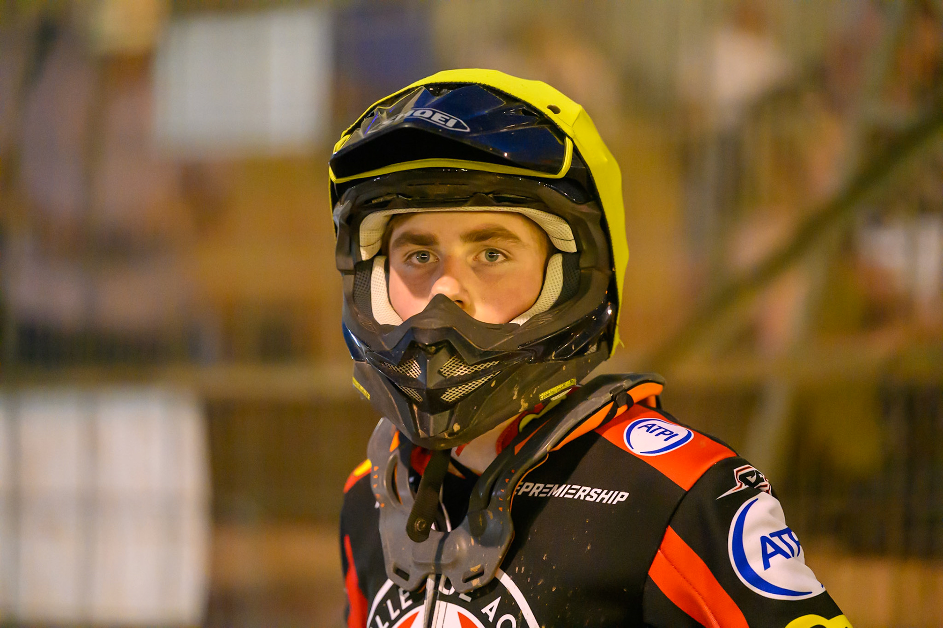 Norick Blodorn of Belle Vue Aces  during the Rowe Motor Oil Premiership match between Northampton Foxes and Belle Vue Aces at Northampton International Shaleway, Northampton on Thursday 13th August 2026. (Photo: Ian Charles | MI News)