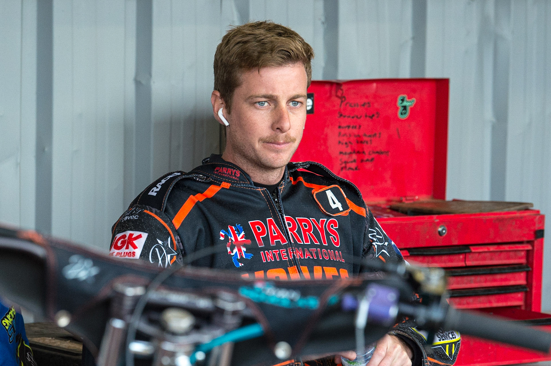 WOLVERHAMPTON, UK. JUN 20TH Ryan Douglas  of Wolverhampton Parrys International Wolves  during the SGB Premiership match between Wolverhampton Wolves and Belle Vue Aces at Monmore Green Stadium, Wolverhampton on Monday 20th June 2022. (Credit: Ian Charles | MI News)
