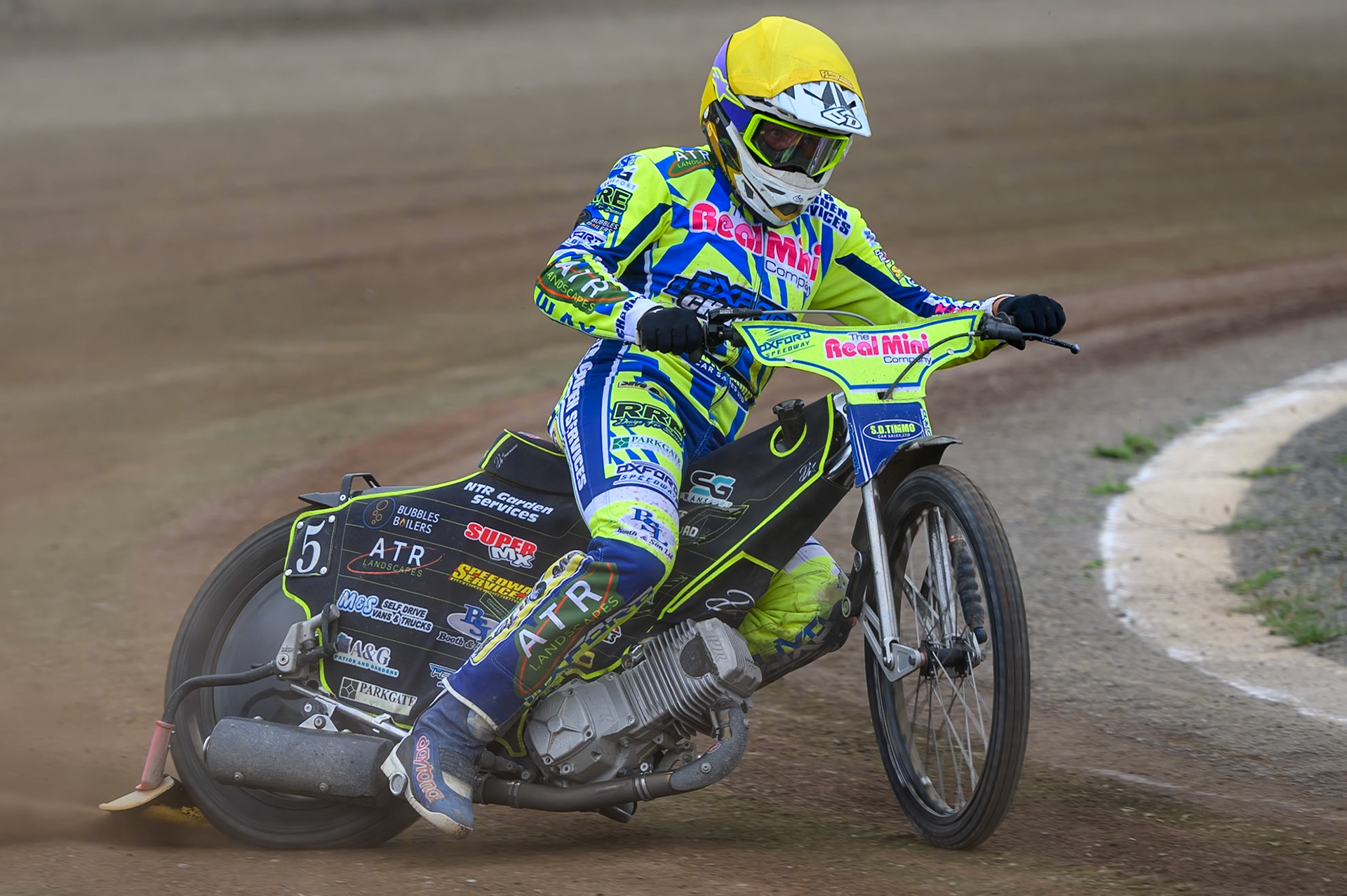 Darryl Ritchings of Oxford Chargers in action during the WSRA National Development League match between Buxton Bulls and Oxford Chargers at Hi-Edge Speedway, Buxton on Sunday 2nd August 2026. (Photo: Ian Charles | MI News)