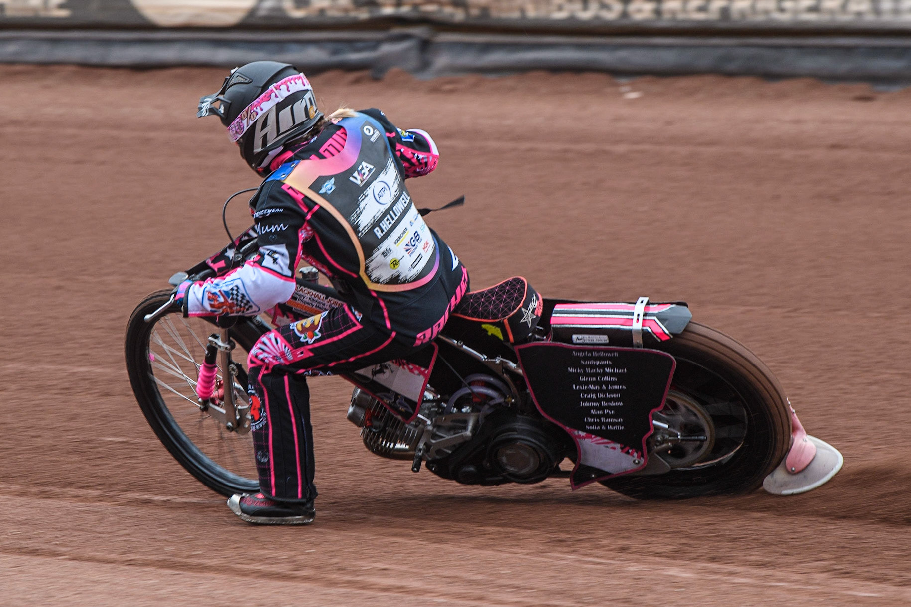 Rachel Hellowell on track during the FIM Women's  Speedway Academy at the National Speedway Stadium, Manchester on Friday 4th August 2023. (Photo: Ian Charles | MI News)
