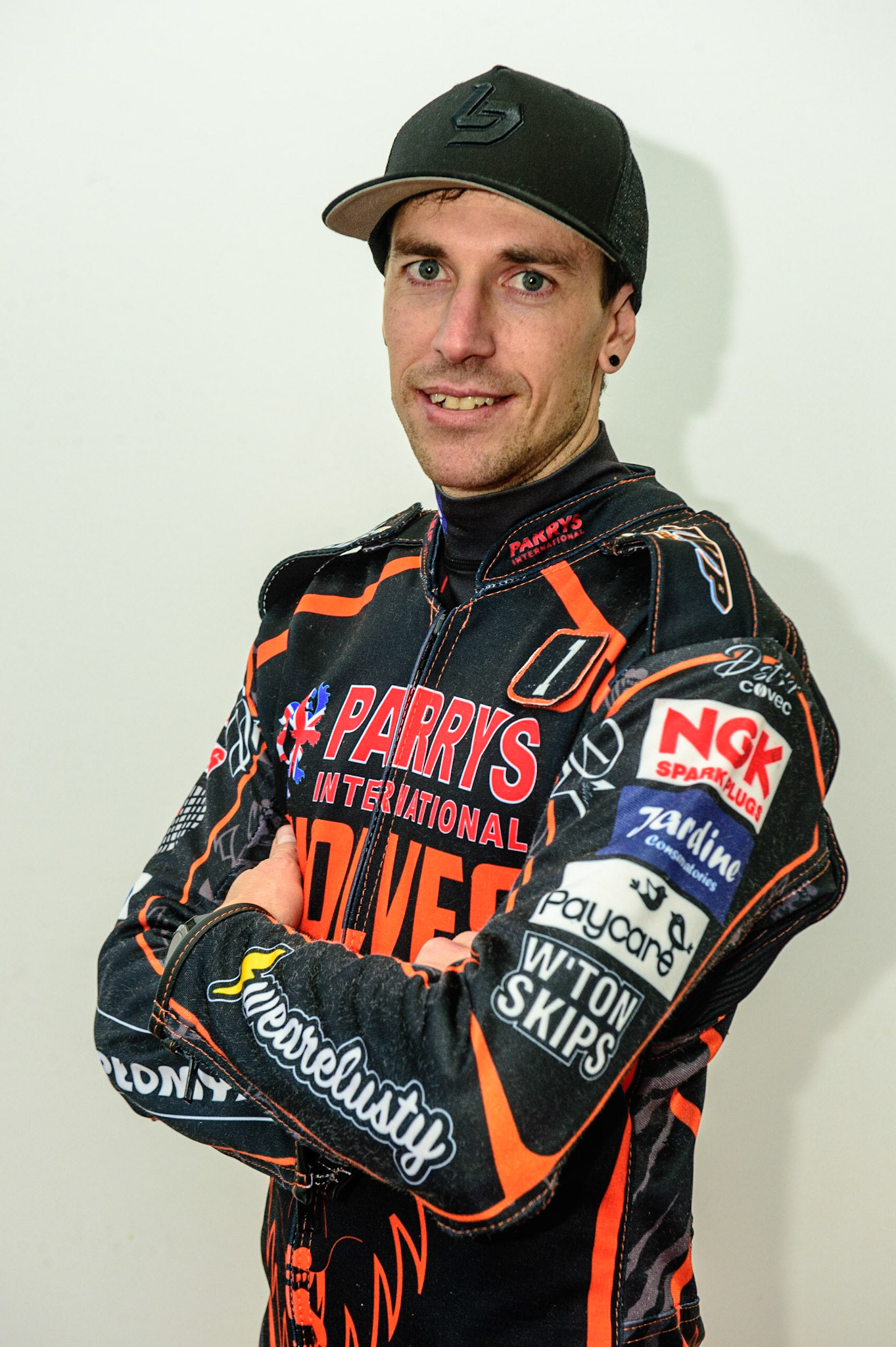 MANCHESTER, UK. APRIL 12TH: Sam Masters, Captain of Wolverhampton Wolves at the Discovery Networks Eurosport Speedway Season Launch at the National Speedway Stadium, Manchester on Tuesday 12th April 2022 (Credit: Ian Charles | MI News)
