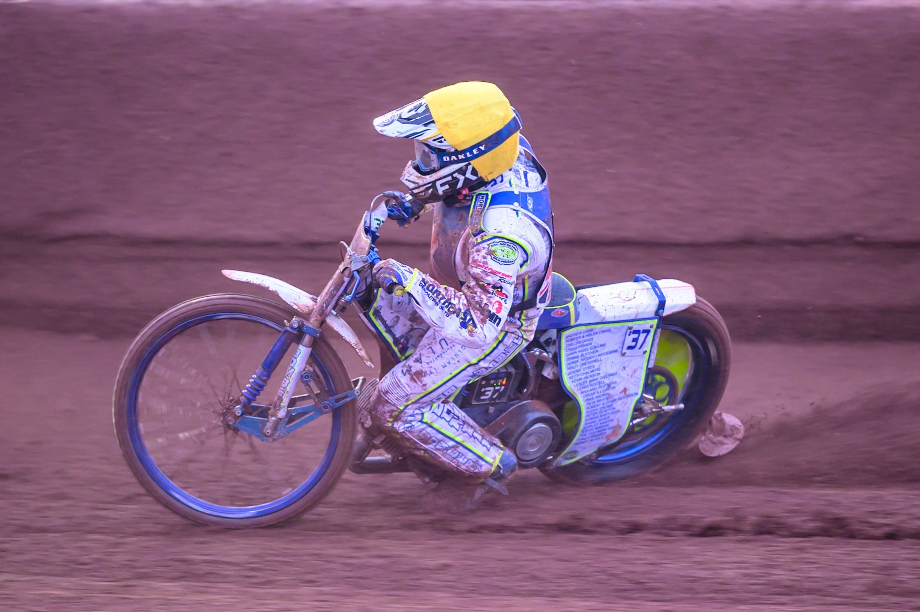 Chris Harris of Great Britain in action during the Speedway GP Qualifying Round 3 at Allied Ashfield Stadium, Glasgow on Saturday 30th May 2026. (Photo: Ian Charles | MI News)