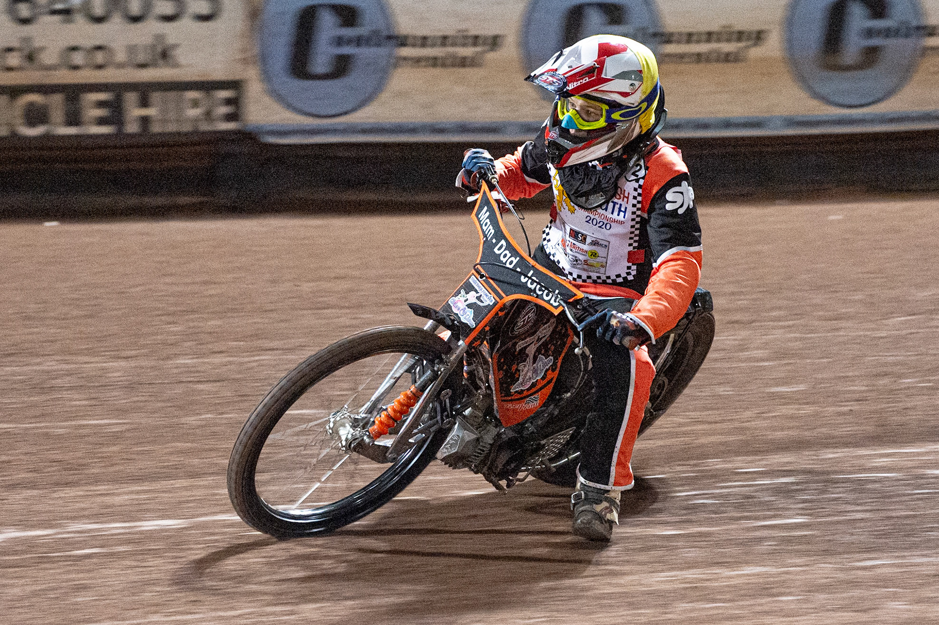 Photo: Ian CharlesOwen Booth in action  (125cc B Class)British Youth Speedway Championship (Round 5), National Speedway Stadium, Manchester Saturday  10  October  2020