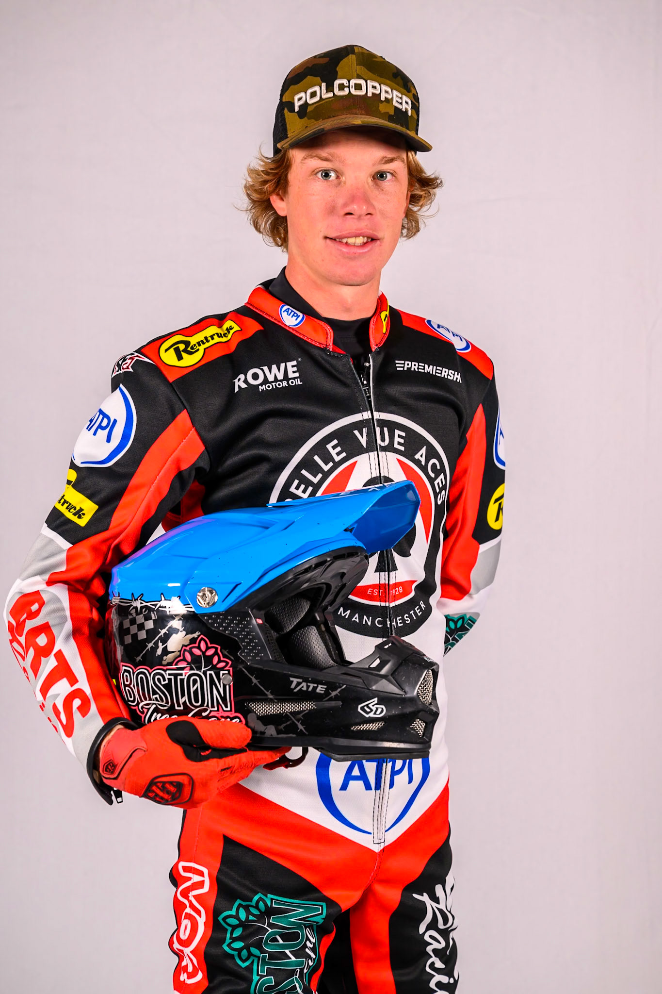Tate Zischke of Belle Vue Aces during the Belle Vue Aces Media Day at the National Speedway Stadium, Manchester on Wednesday 11th March 2026. (Photo: Ian Charles | MI News)