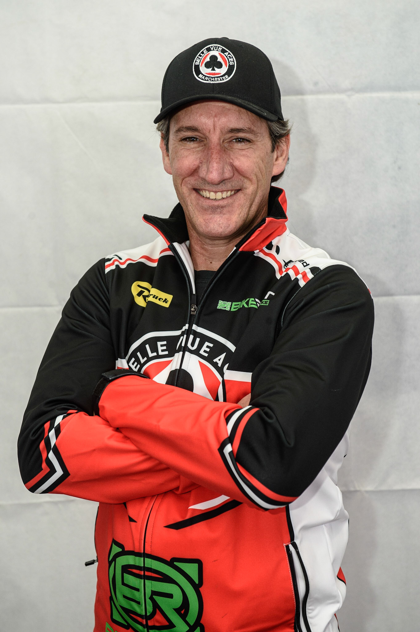 Photo: Ian CharlesMark Lemon - Belle Vue Aces Manager Belle Vue Press &amp; Practice, , National Speedway Stadium, Manchester Thursday  13  May  2021