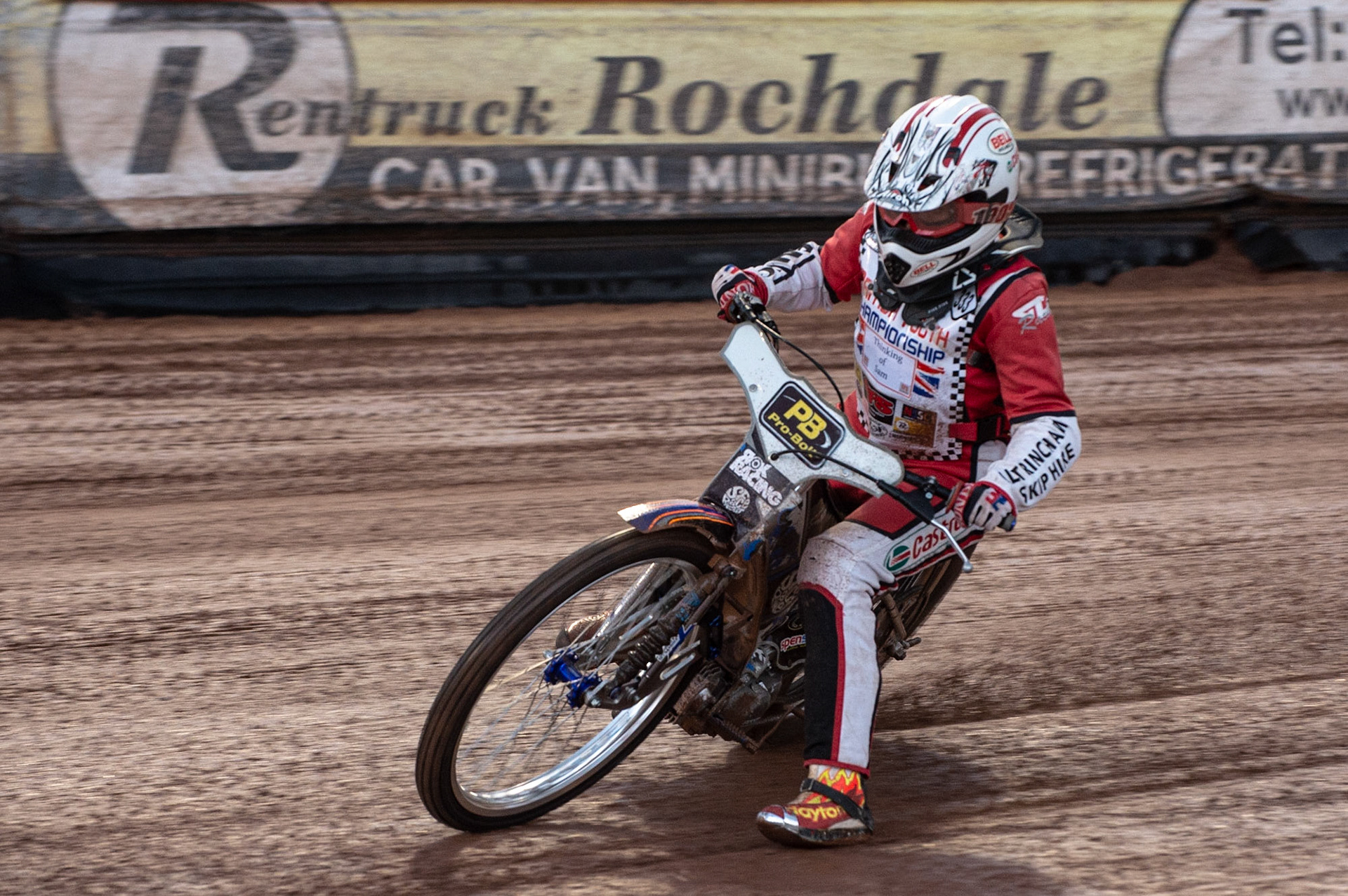 Photo by Ian Charles:

Katy Gordon in action

Belle Vue Aces v Wolverhampton Wolves, SGB Premiership, National Speedway Stadium, Manchester, Monday, 19, August, 2019