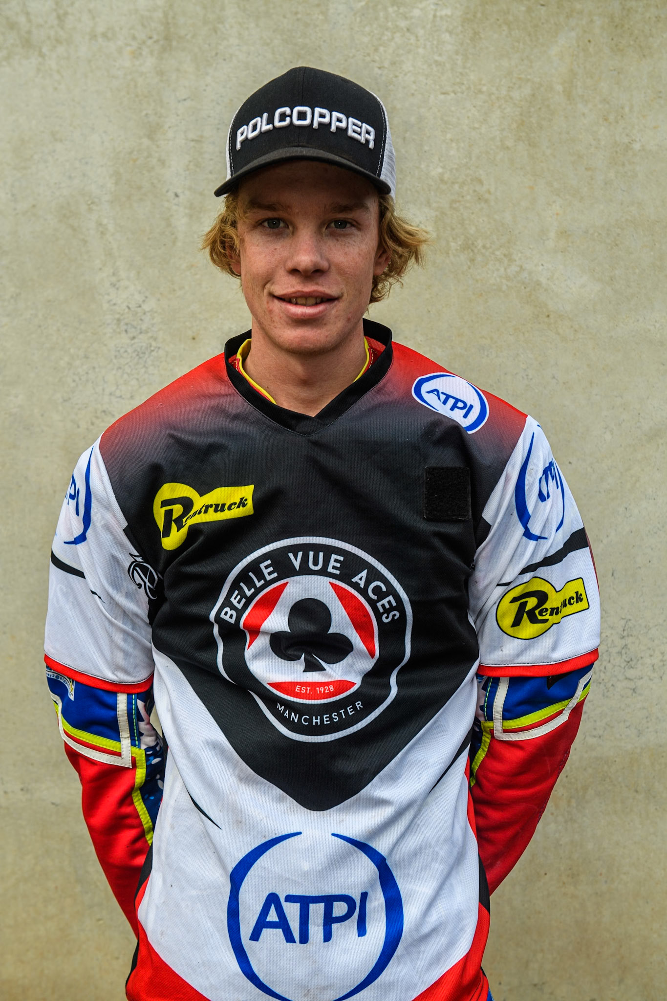 New Belle Vue ATPI Aces signing - Tate Zischke during the Rowe Motor Oil Premiership match between Belle Vue Aces and Ipswich Witches at the National Speedway Stadium, Manchester on Monday 1st July 2024. (Photo: Ian Charles | MI News)