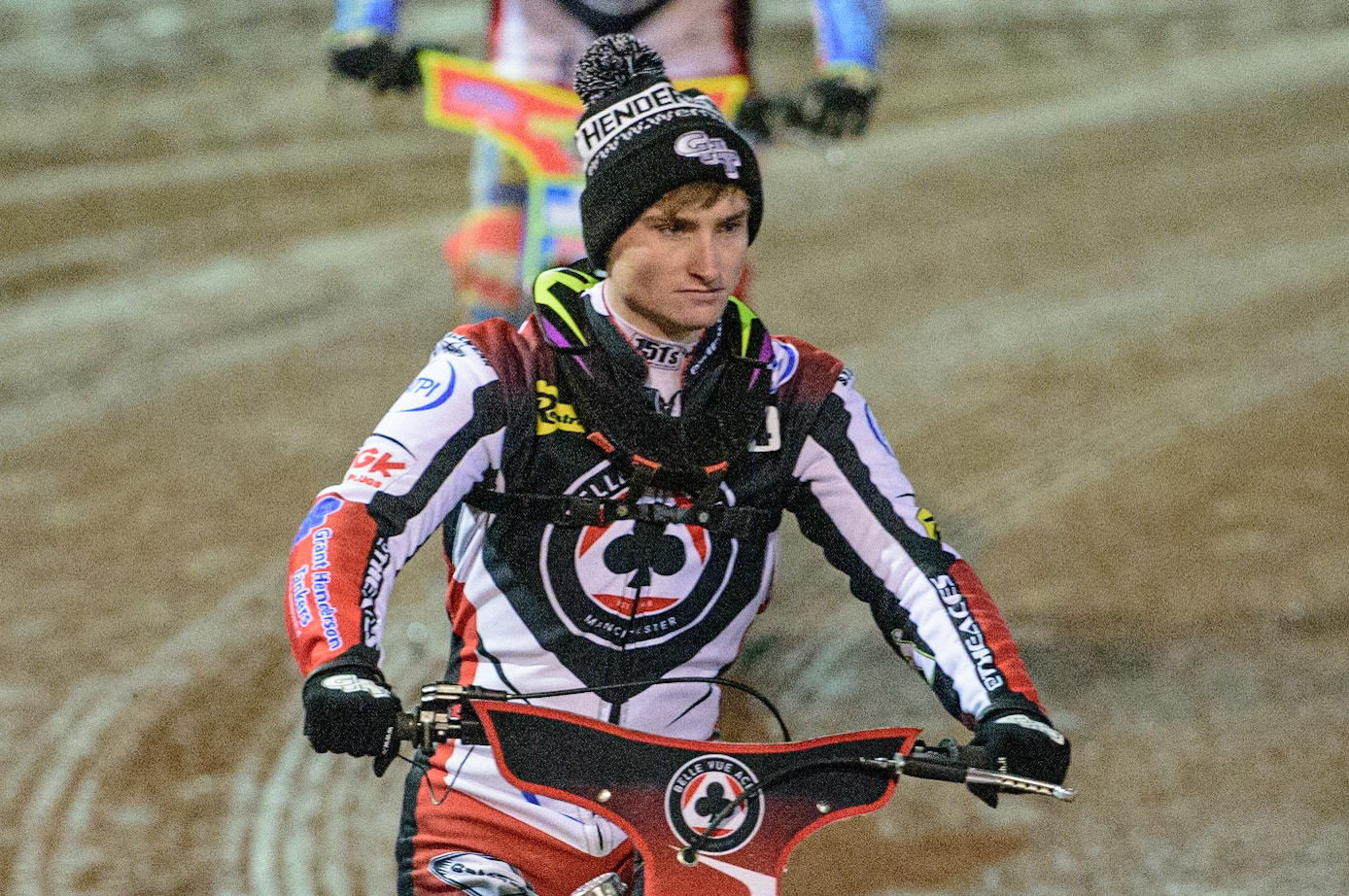 Tom Brennan   on the parade lap during the SGB Premiership Grand Final 2nd Leg between Sheffield Tigers and Belle Vue Aces at Owlerton Stadium, Sheffield on Thursday 13th October 2022. (Credit: Ian Charles | MI News)