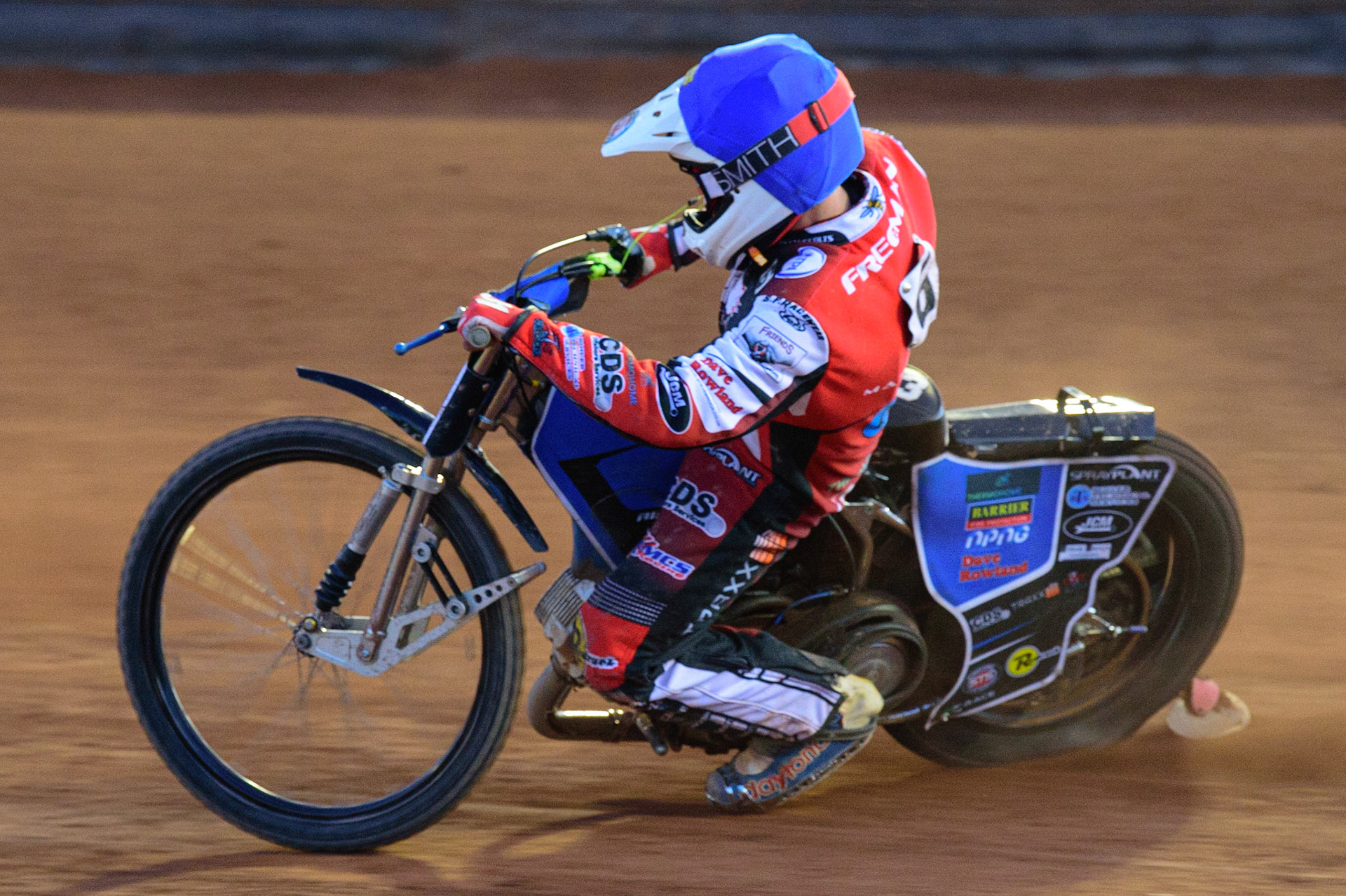 MANCHESTER, UK. MAY 27TH Archie Freeman  in action  for Belle Vue Cool Running Colts  during the National Development League match between Belle Vue Colts and Armadale Devils at the National Speedway Stadium, Manchester on Friday 27th May 2022. (Credit: Ian Charles | MI News)