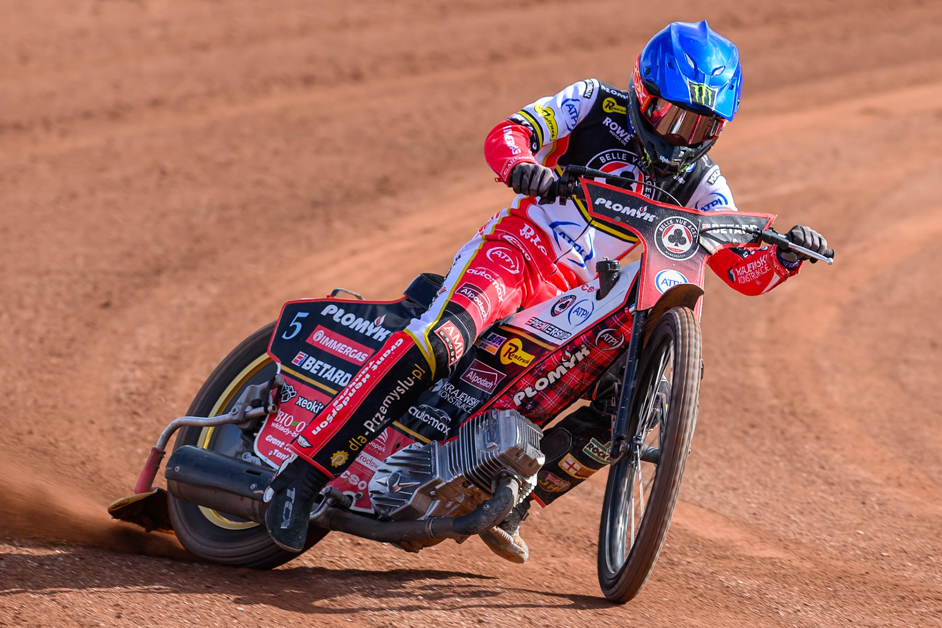 Dan Bewley of Belle Vue Aces in action during the Belle Vue Aces Media Day at the National Speedway Stadium, Manchester on Wednesday 11th March 2026. (Photo: Ian Charles | MI News)