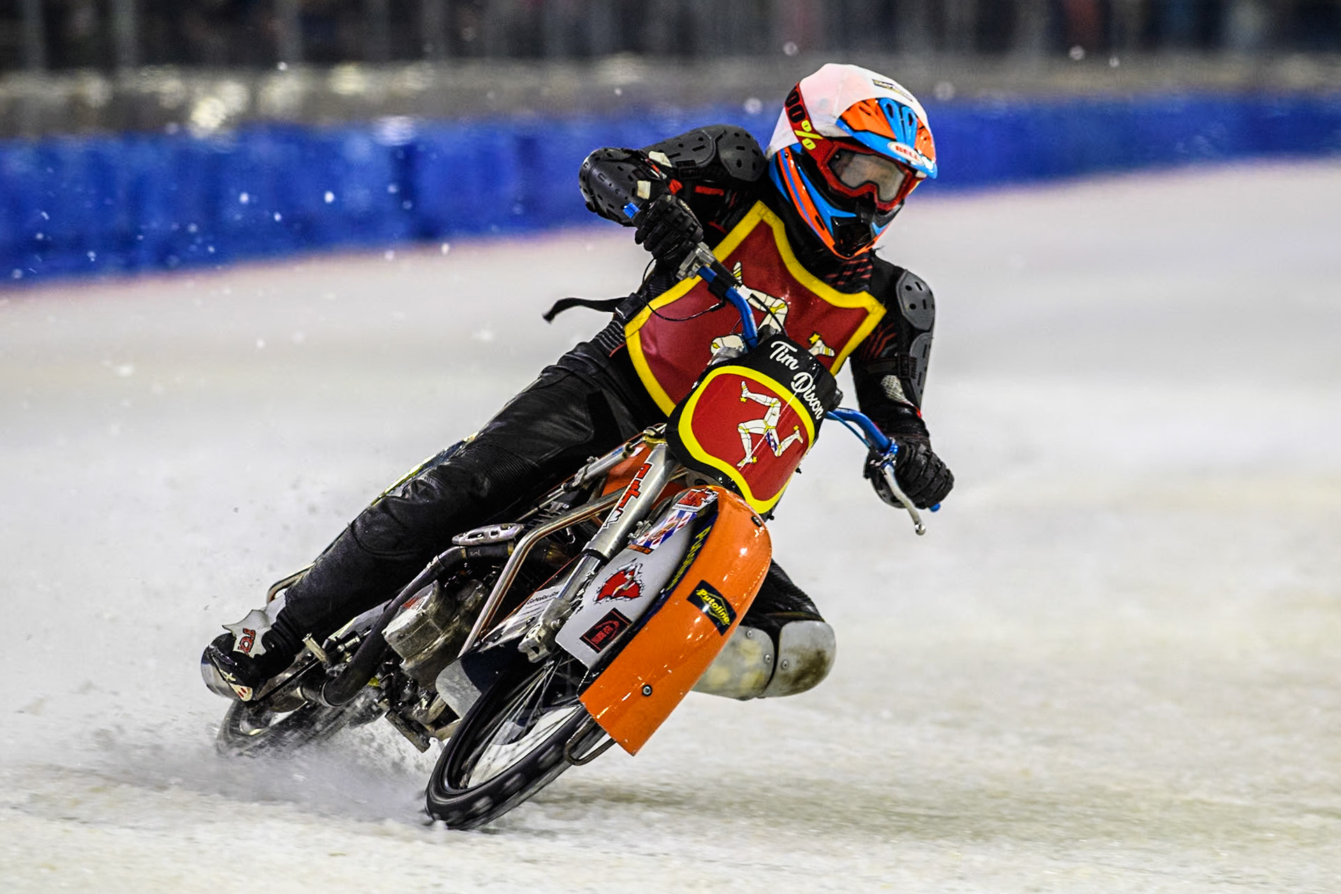 Tim Dixon of Great Britain in action during the Roelof Thijs Bokaal at Ice Rink Thialf, Heerenveen, The Netherlands on Friday 5th April 2024. (Photo: Ian Charles | MI News)
