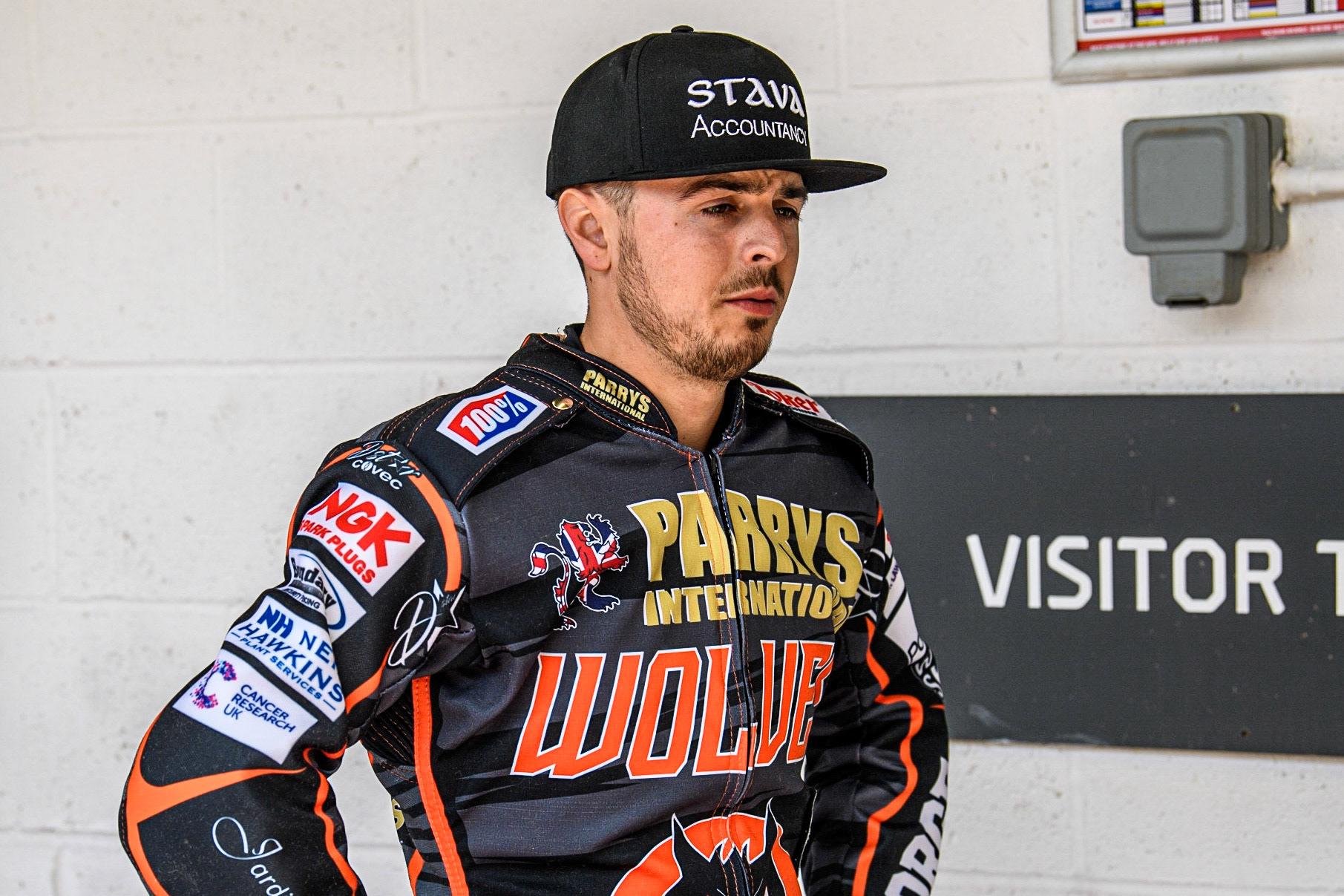 Luke Becker - Wolverhampton Parrys International Wolves during the Sports Insure Premiership match between Belle Vue Aces and Wolverhampton Wolves at the National Speedway Stadium, Manchester on Monday 29th May 2023. (Photo: Ian Charles | MI News)