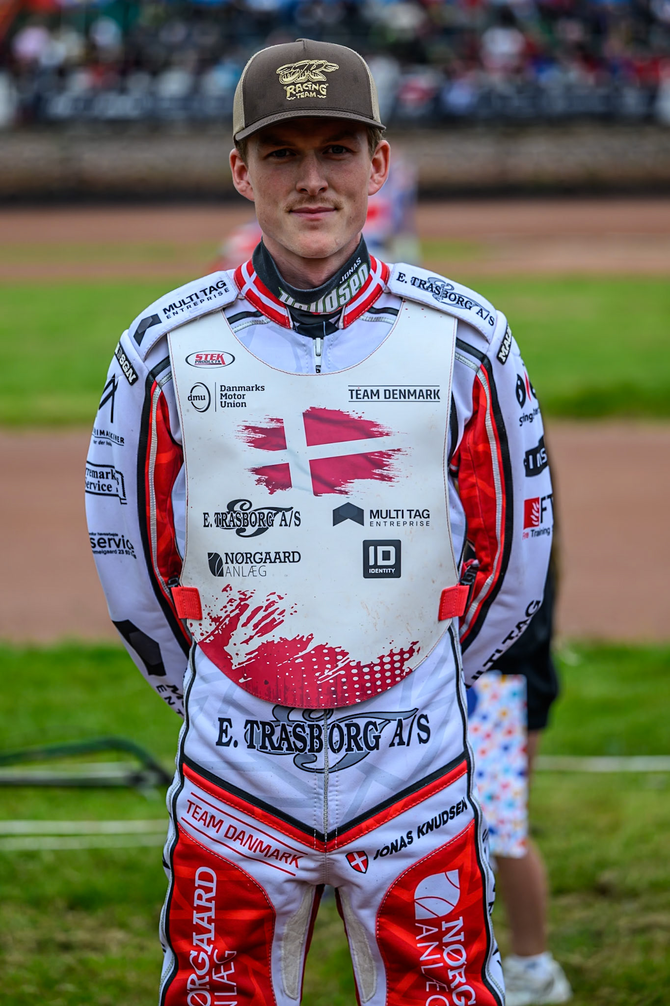Jonas Knudsen of Denmark during the Speedway GP Qualifying Round 3 at Allied Ashfield Stadium, Glasgow on Saturday 30th May 2026. (Photo: Ian Charles | MI News)