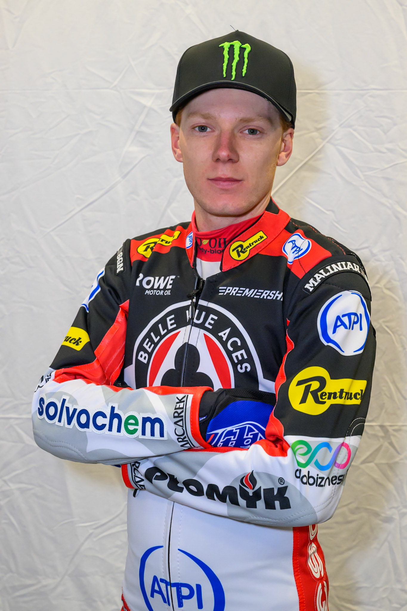 Dan Bewley of Belle Vue Aces during the Knockout Cup, Northern Section match between Belle Vue Aces and Sheffield Tigers at the National Speedway Stadium, Manchester on Monday 30th March 2026. (Photo: Ian Charles | MI News)
