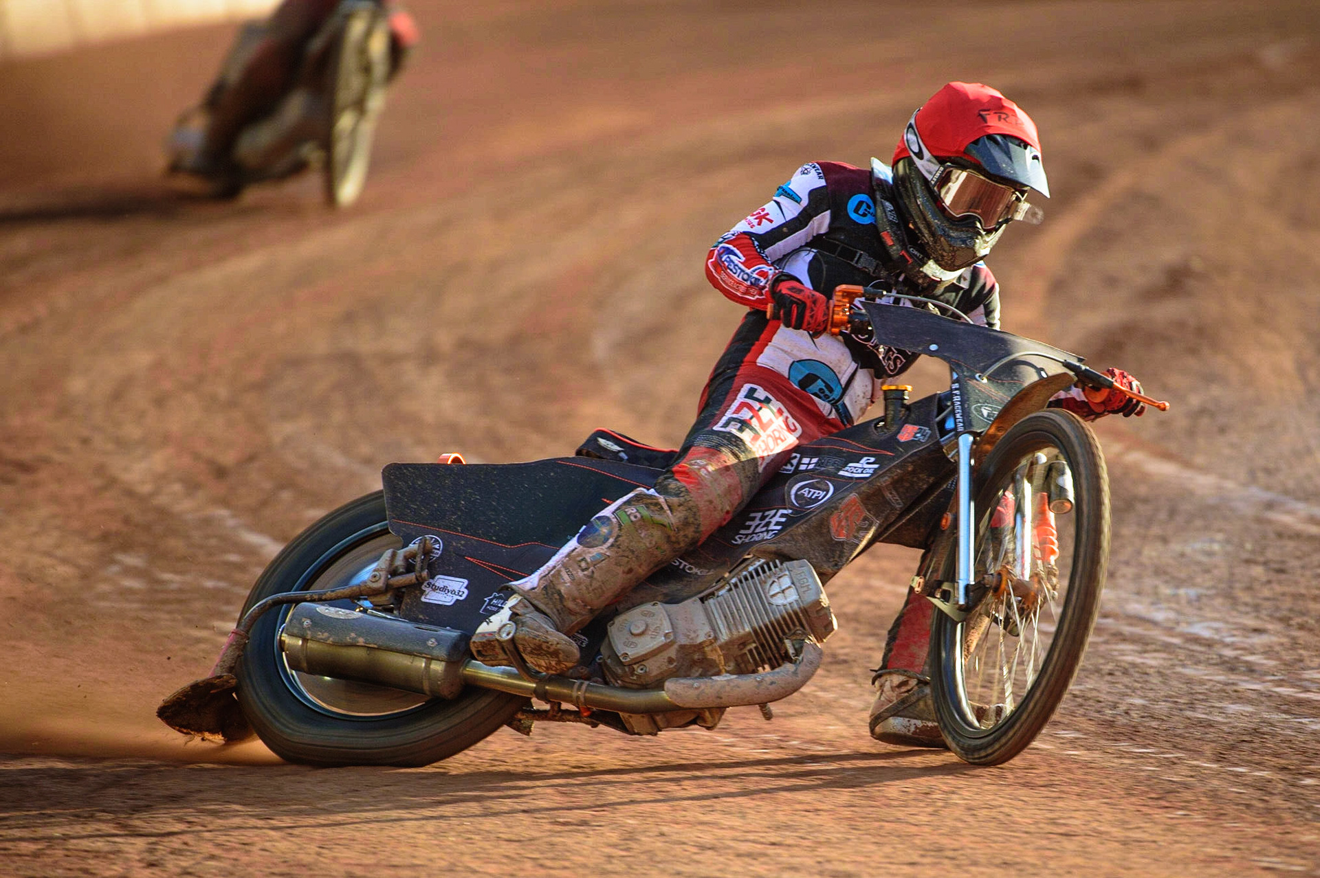 Jack Smith  in action  for Belle Vue Cool Running Colts during the National Development League match between Belle Vue Colts and Mildenhall Fens Tigers at the National Speedway Stadium, Manchester on Friday 15th July 2022. (Credit: Ian Charles | MI News)