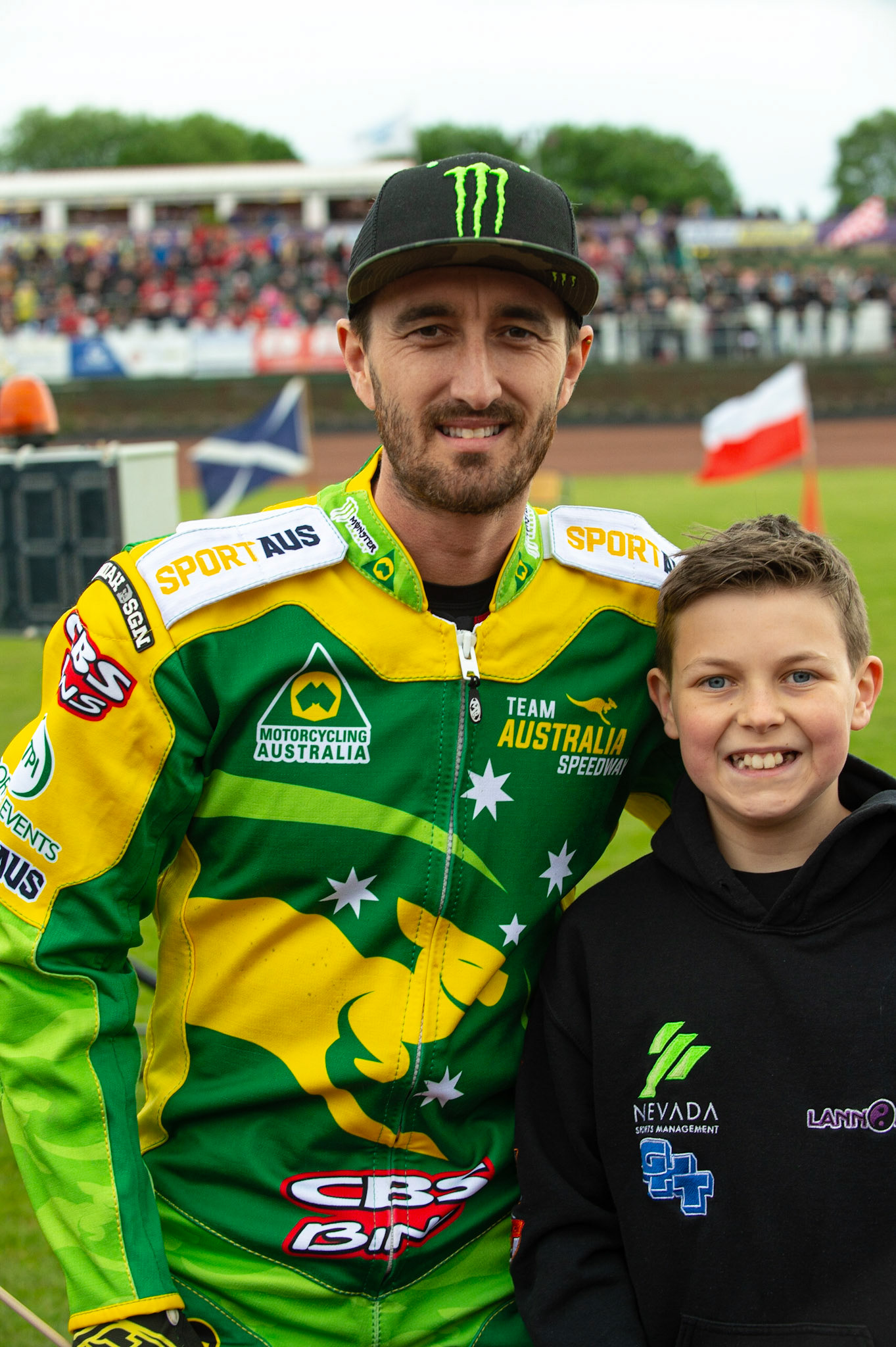 Photo by Ian Charles:

Chris Holder - Australia 

FIM Speedway Grand Prix World Championship - Qualifying Round 1, Peugeot Ashfield Stadium, Glasgow, 8 June 2019