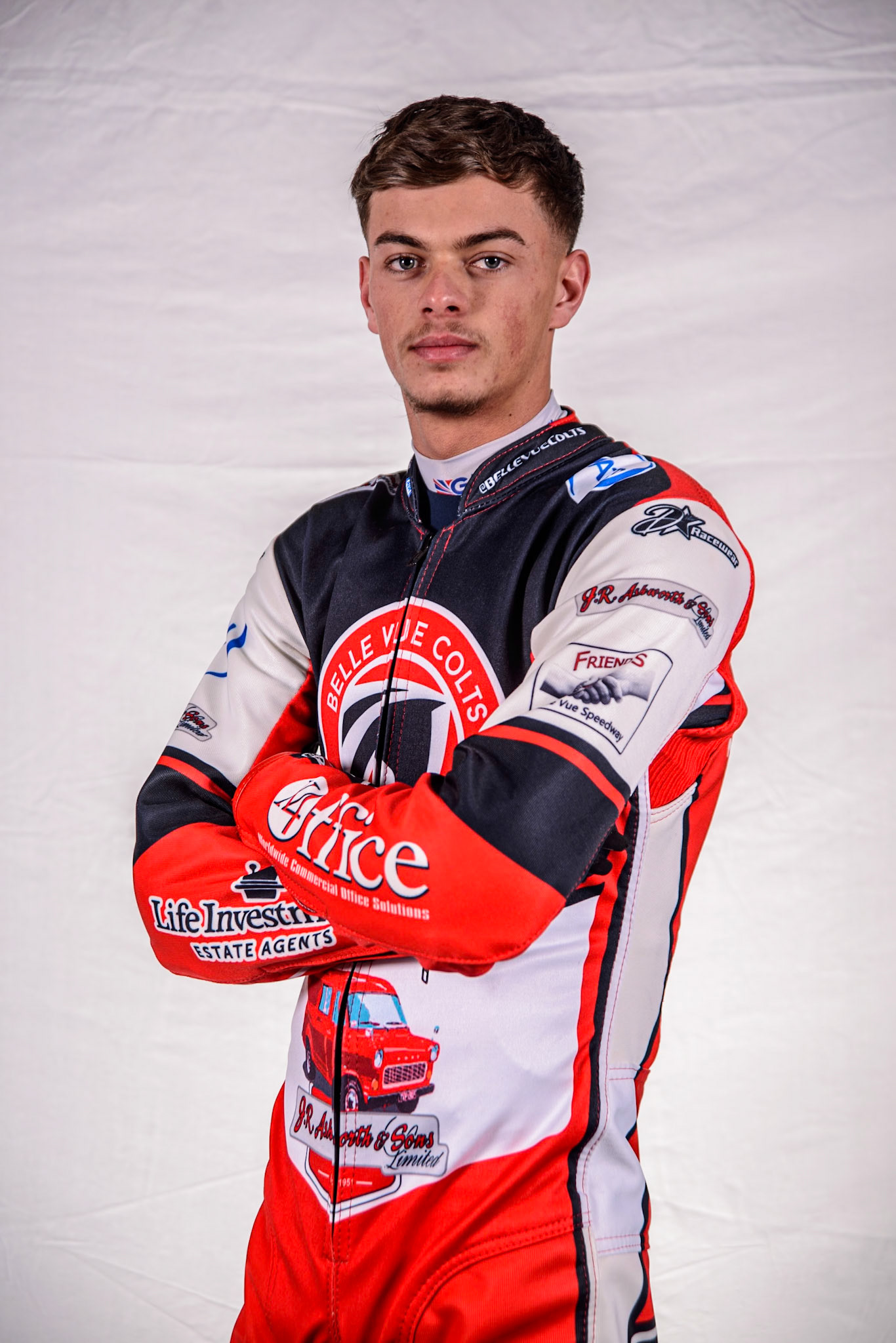 Freddy Hodder - Belle Vue Colts during the Belle Vue Aces Media Day at the National Speedway Stadium, Manchester on Wednesday 12th March 2025. (Photo: Ian Charles | MI News)f
