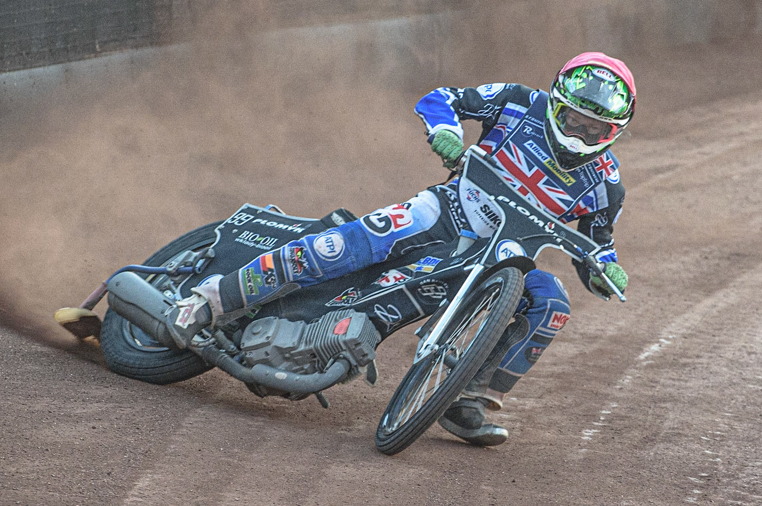 GLASGOW, UK. JUNE 19TH.  Dan Bewley (Great Britain) in action  during the FIM Speedway Grand Prix Qualifying Round at the Peugeot Ashfield Stadium, Glasgow on Saturday 19th June 2021. (Credit: Ian Charles | MI News)