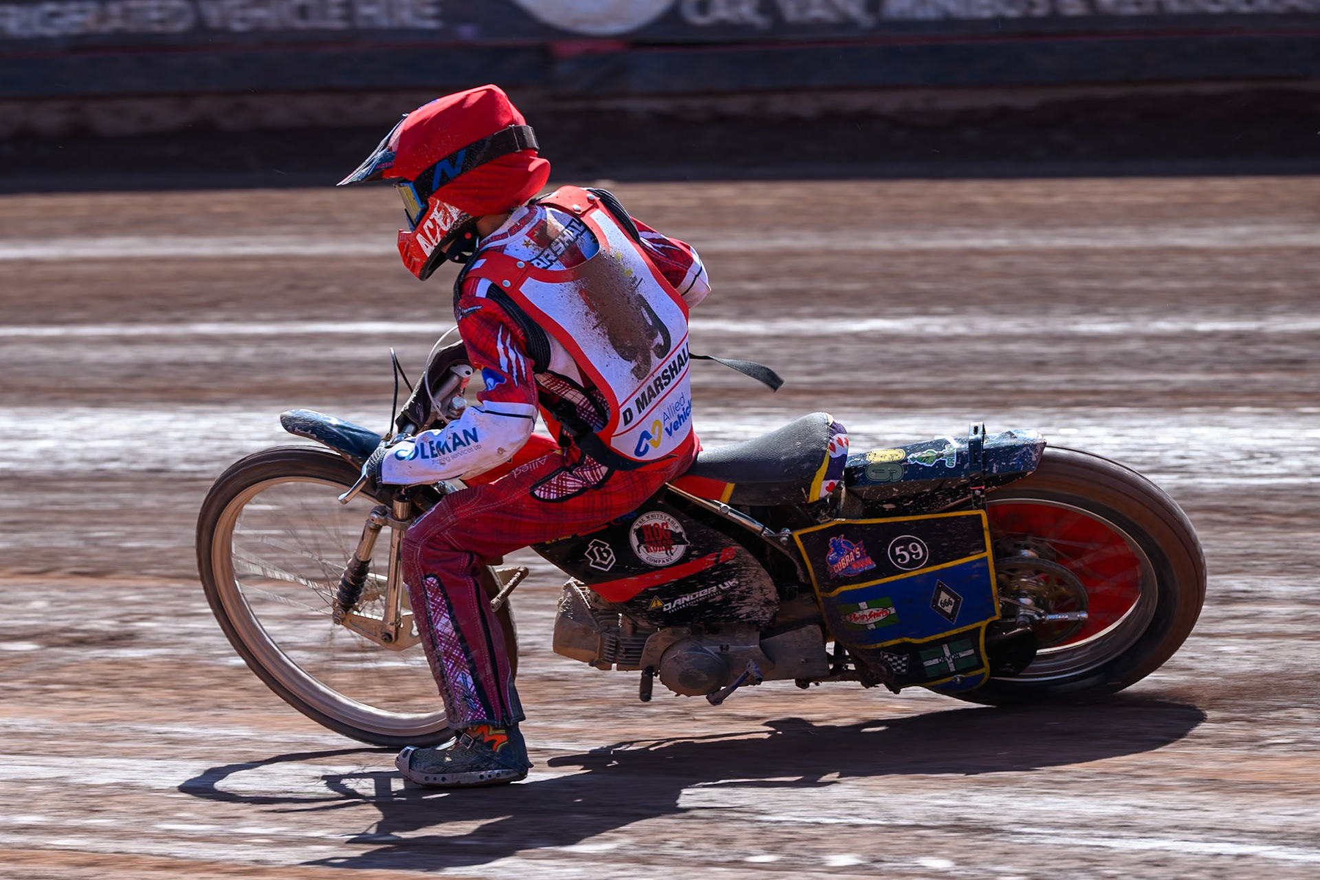 BRITISH YOUTH CHAMPIONSHIP 125cc Douglas Marshall (99) in action during the British Youth Championship (125cc) at the National Speedway Stadium, Manchester on Sunday 19th July 2026. (Photo: Ian Charles | MI News)