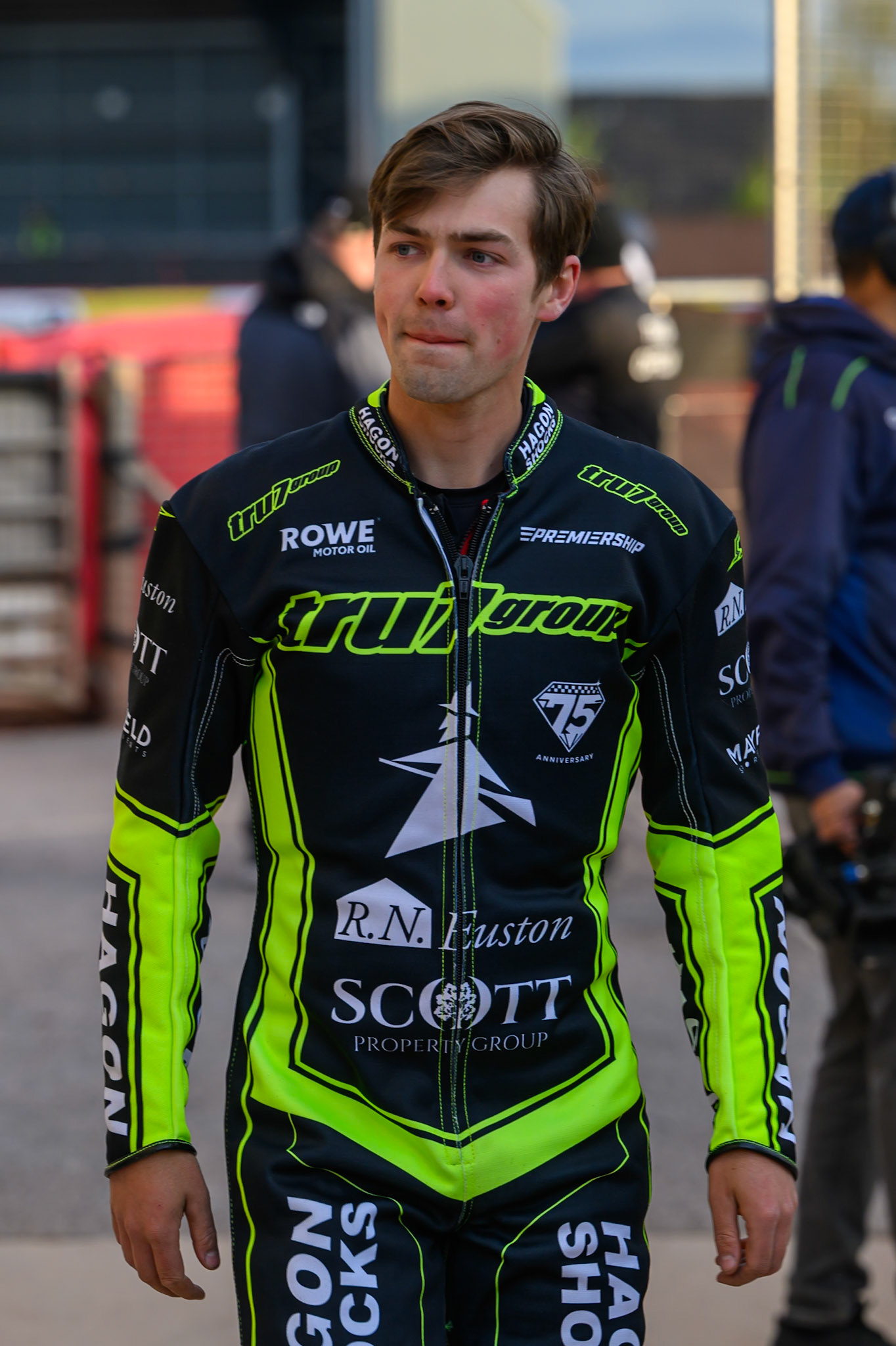 Jason Edwards of Ipswich Witches during the Rowe Motor Oil Premiership match between Belle Vue Aces and Ipswich Witches at the National Speedway Stadium, Manchester on Monday 20th April 2026. (Photo: Ian Charles | MI News)