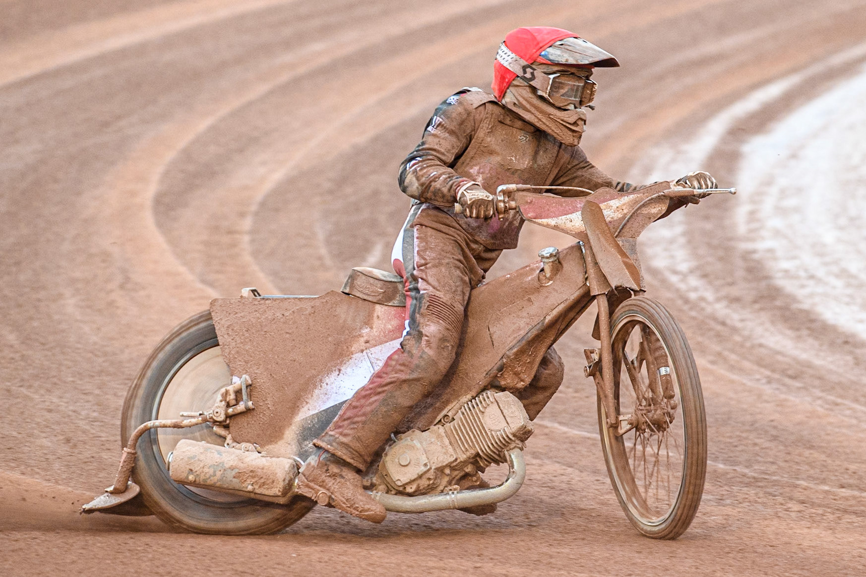 Artjoms Juhno of Latvia in action during the Monster Energy FIM Speedway of Nations 2 (Under 21) Final at the National Speedway Stadium, Manchester on Friday 12th July 2024. (Photo: Ian Charles | MI News)
