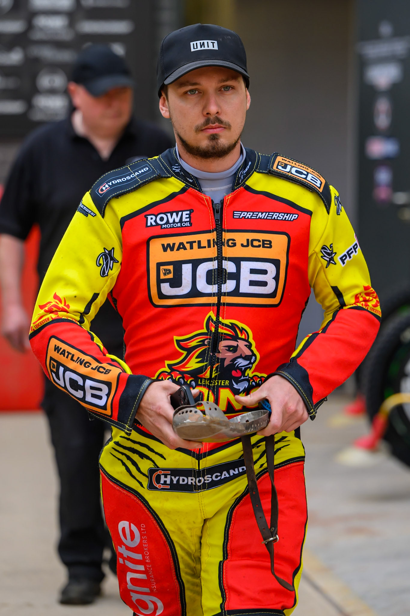 Nick Morris of Leicester Lions during the Rowe Motor Oil Premiership match between Belle Vue Aces and Leicester Lions at the National Speedway Stadium, Manchester on Monday 15th June 2026. (Photo: Ian Charles | MI News)