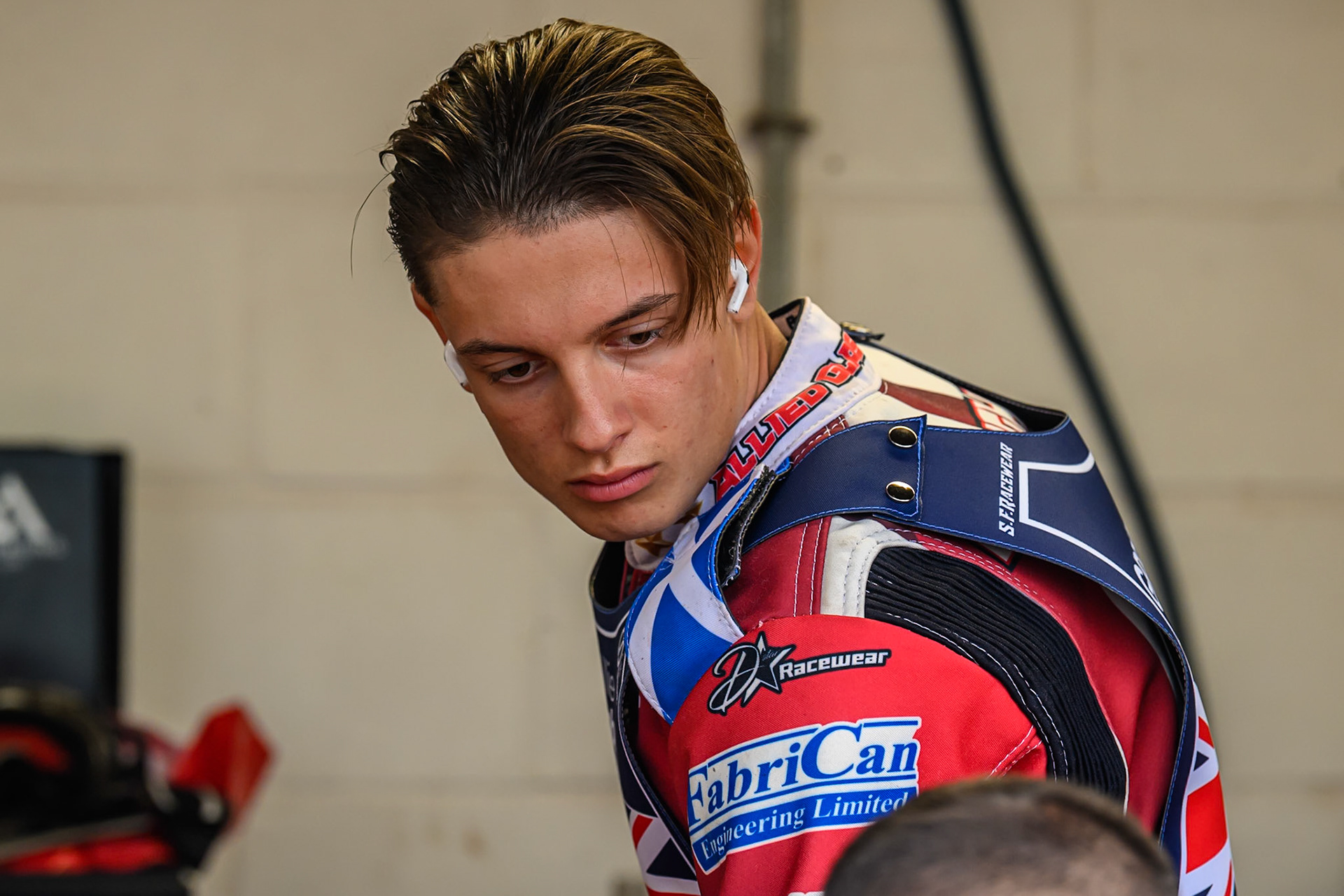 Ashton Boughen of Great Britain during the FIM SGP2 Qualifying Round at the Peugeot Ashfield Stadium in Glasgow on Saturday 24th May 2025. (Photo: Ian Charles | MI News)