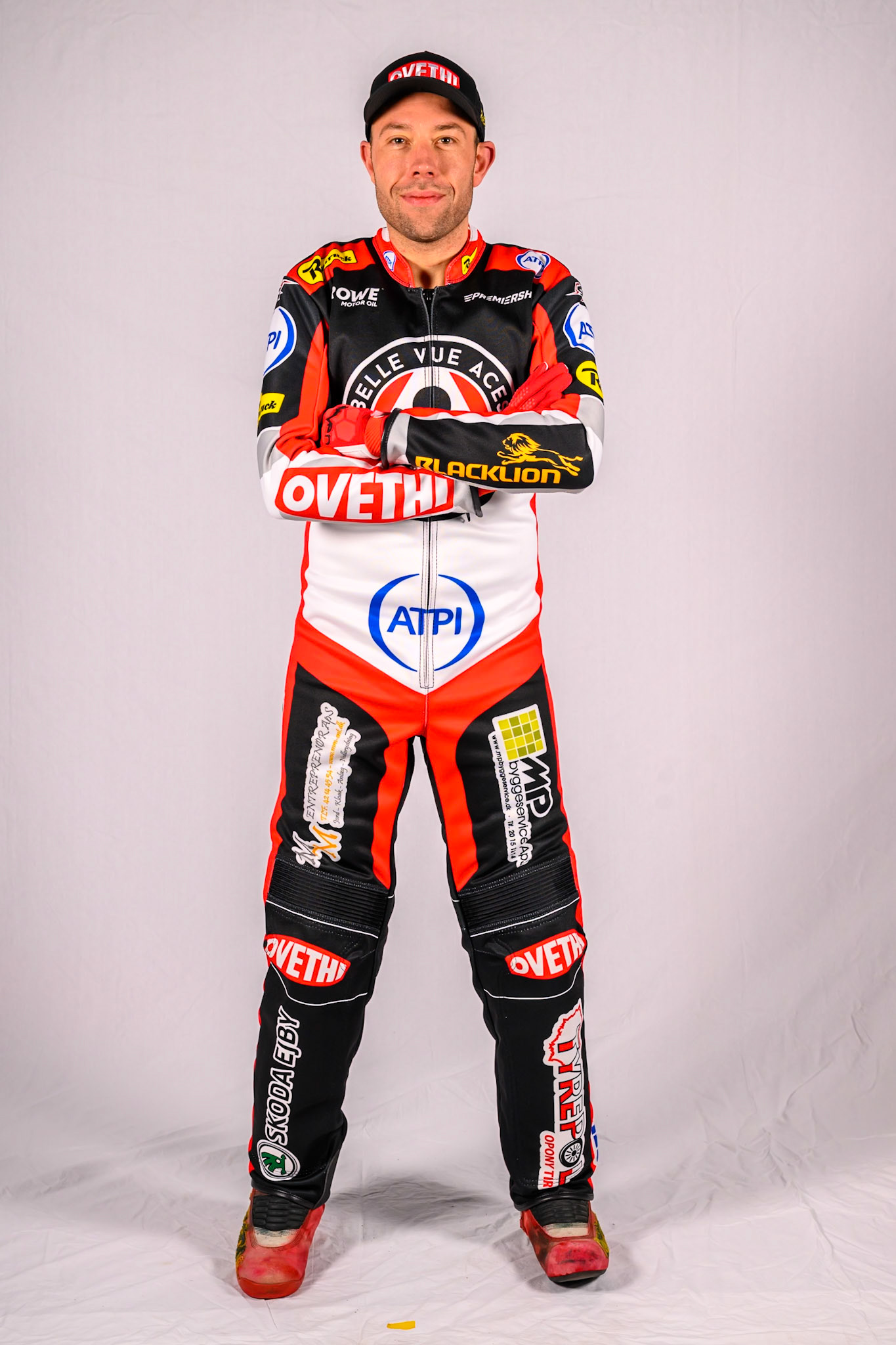 Peter Kildemand of Belle Vue Aces during the Belle Vue Aces Media Day at the National Speedway Stadium, Manchester on Wednesday 11th March 2026. (Photo: Ian Charles | MI News)