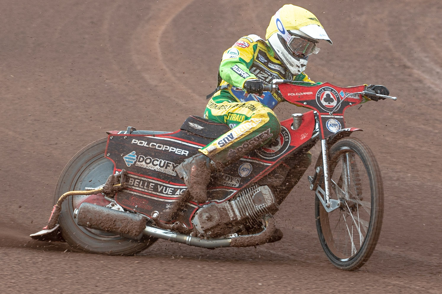 Photo: Ian Charles

Jaimon Lidsey in action 

FIM Team Speedway U-21 World Championship, National Speedway Stadium, Manchester Friday 12 July  2019
