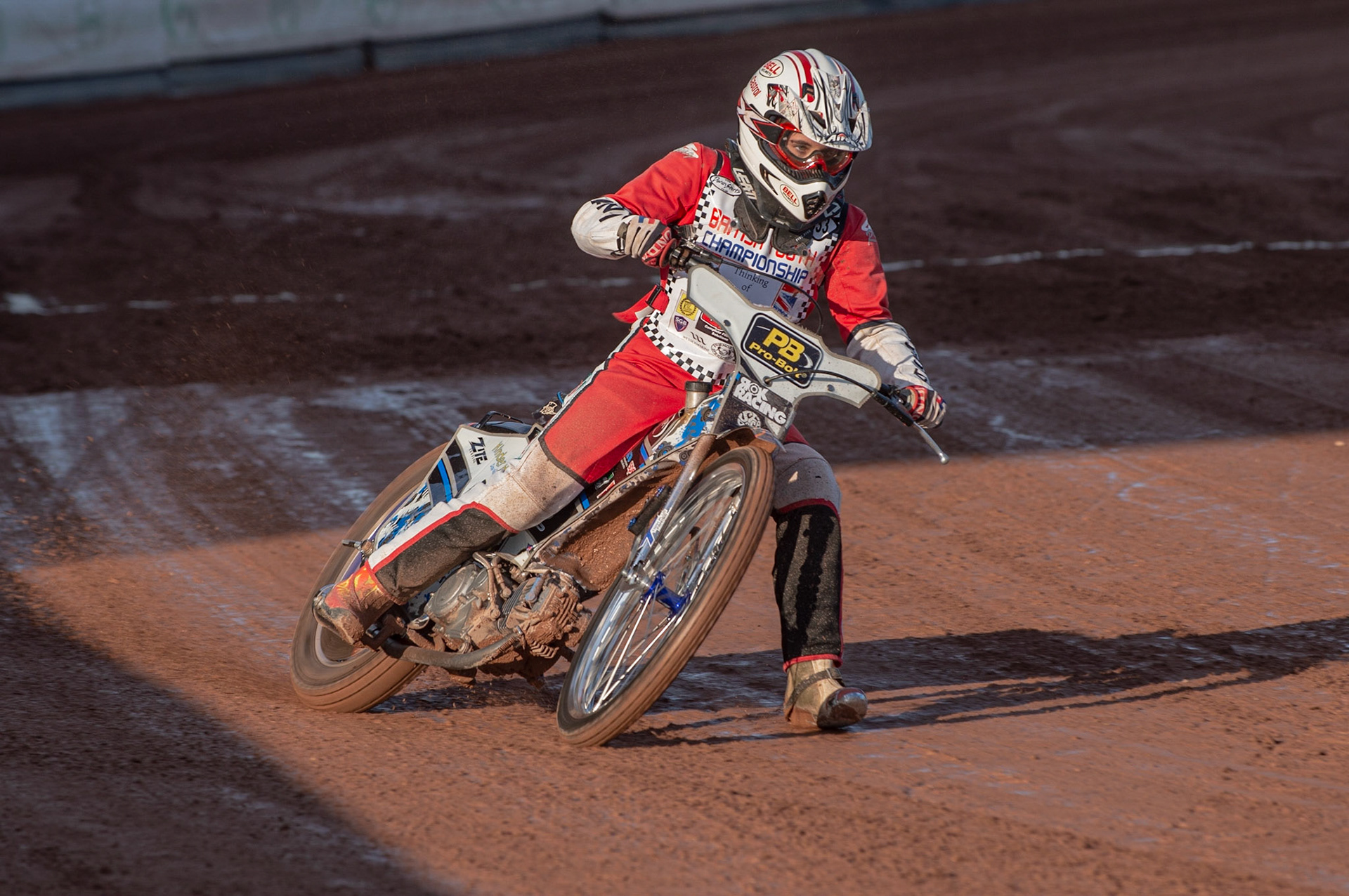 Photo: Ian Charles

Katy Gordon in action 

Belle Vue Colts v Isle Of Wight Warriors, SGB National League KO Cup Quarter Final 1st Leg, Belle Vue National Speedway Stadium, Manchester, Monday 22  July  2019