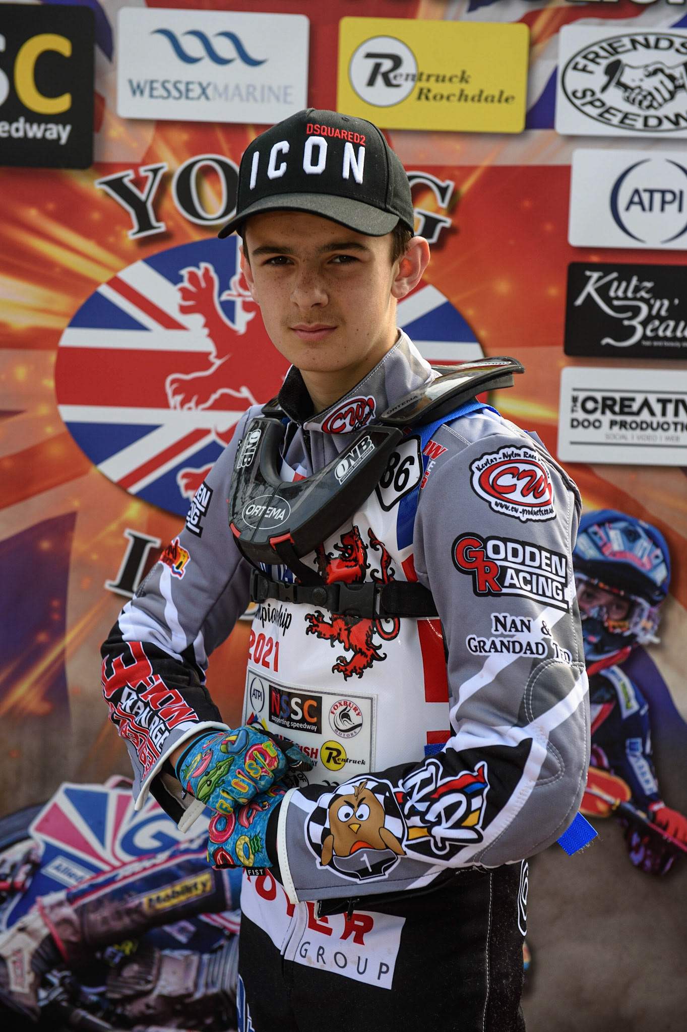 MANCHESTER, UK. MAY 28TH   Sonny Springer  - 250cc CLASS  during the British Junior Championship at the National Speedway Stadium, Manchester on Friday 28th May 2021. (Credit: Ian Charles | MI News)
