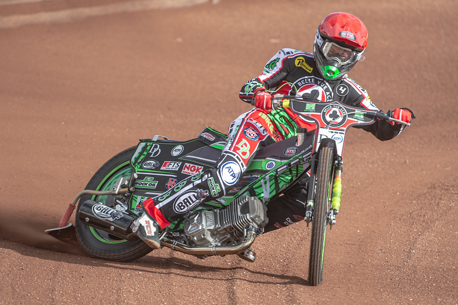 MANCHESTER, ENGLAND  - March 12  Charles Wright of Belle Vue Aces in action   during The Belle Vue Speedway Media Day, at The National Speedway Stadium, Manchester, on Thursday 12 March 2020. (Credit: Ian Charles | MI News)