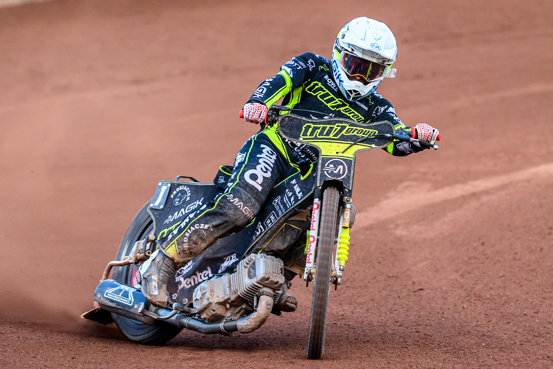 Ipswich Witches' Emil Saifutdinov  in action during the Rowe Motor Oil Premiership match between Belle Vue Aces and Ipswich Witches at the National Speedway Stadium, Manchester on Monday 30th June 2025. (Photo: Ian Charles | MI News)