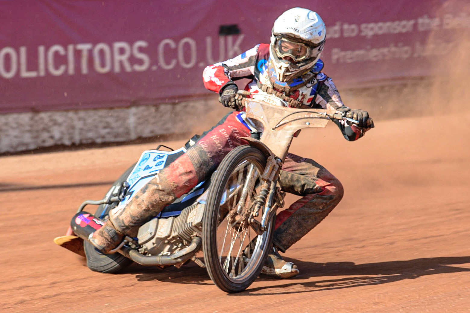 MANCHESTER, UK. JUN 3RD Sam McGurk (116) in action  during the British Youth Speedway Championship (Round 4)  at the National Speedway Stadium, Manchester on Friday 3rd June 2022. (Credit: Ian Charles | MI News)