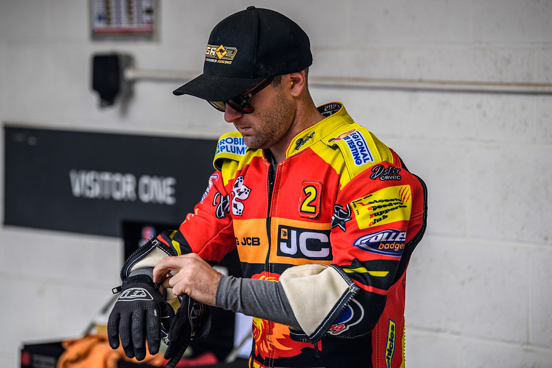 Justin Sedgmen  - Leicester Watling JCB Lions  during the SGB Premiership match between Belle Vue Aces and Leicester Lions at the National Speedway Stadium, Manchester on Monday 1st May 2023. (Photo: Ian Charles | MI News)