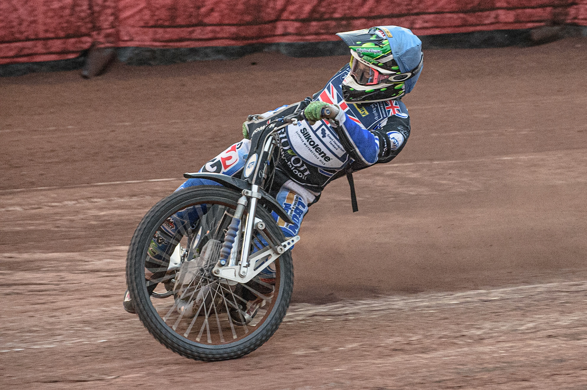 GLASGOW, UK. JUNE 19TH.  Dan Bewley (Great Britain) in action  during the FIM Speedway Grand Prix Qualifying Round at the Peugeot Ashfield Stadium, Glasgow on Saturday 19th June 2021. (Credit: Ian Charles | MI News)