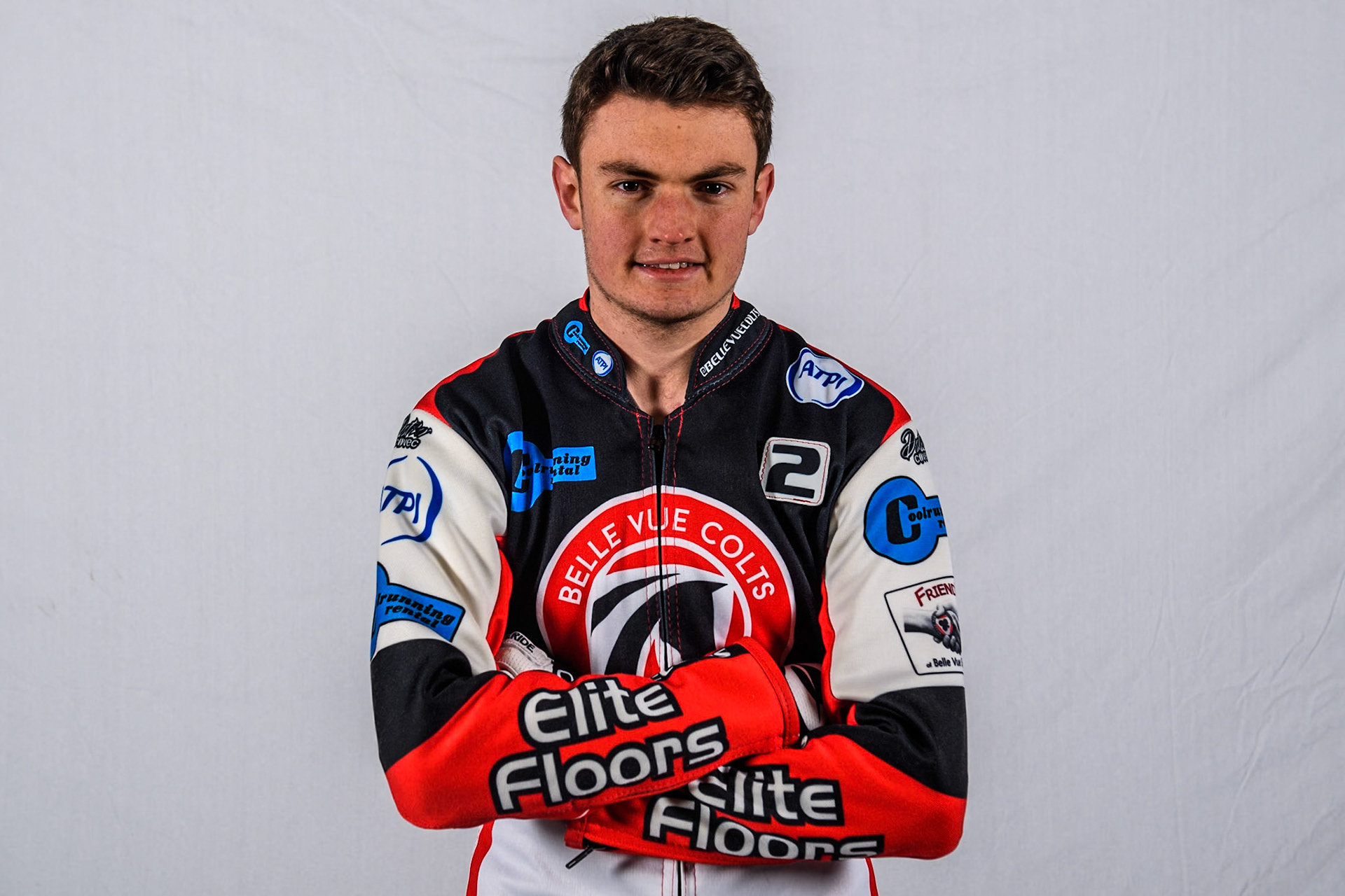 Belle Vue Colts' rider Chad Wirtzfeld during the Belle Vue Aces Media Day at the National Speedway Stadium, Manchester on Monday 11th March 2024. (Photo: Ian Charles | MI News)