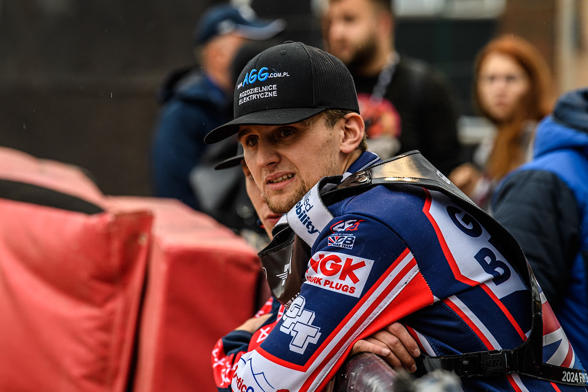 Leon Flint of Great Britain during the Monster Energy FIM Speedway of Nations 2 (Under 21) Final at the National Speedway Stadium, Manchester on Friday 12th July 2024. (Photo: Ian Charles | MI News)
