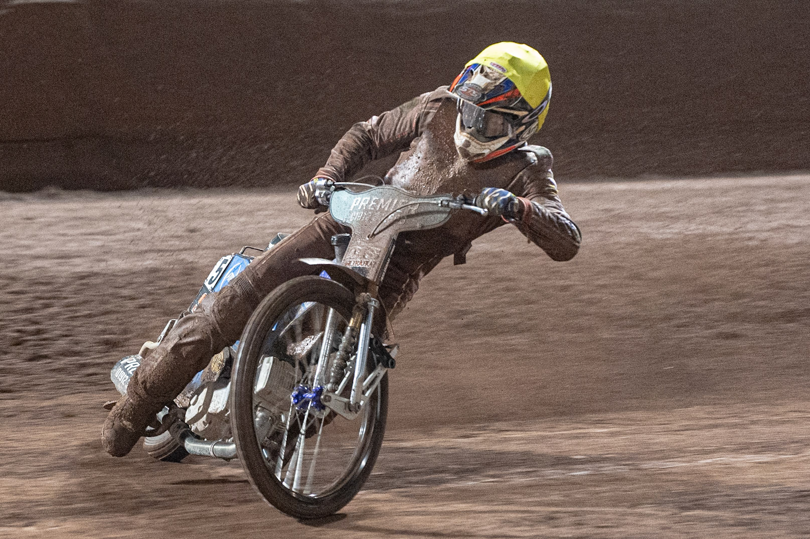 Photo: Ian CharlesSteve Worrall   in action   Sports Insure British Speedway Championship Final, National Speedway Stadium, Manchester Monday  28  September  2020
