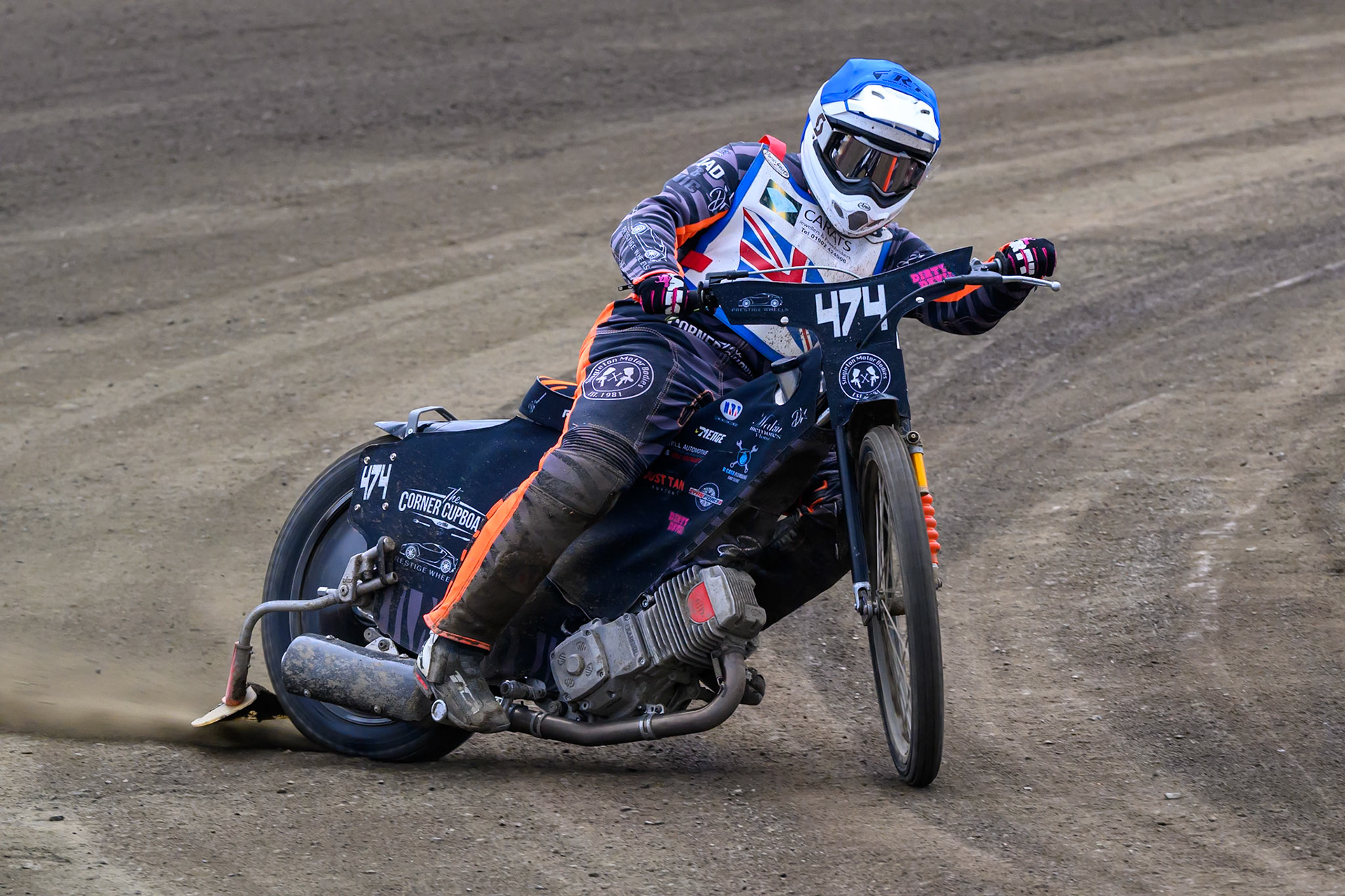 Jack Roberts in action during the Derbyshire Open at Hi-Edge Speedway, Buxton on Sunday 27th September 2026. (Photo: Ian Charles | MI News)
