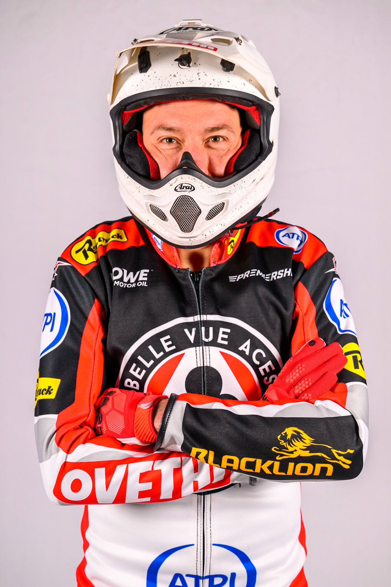 Peter Kildemand of Belle Vue Aces during the Belle Vue Aces Media Day at the National Speedway Stadium, Manchester on Wednesday 11th March 2026. (Photo: Ian Charles | MI News)
