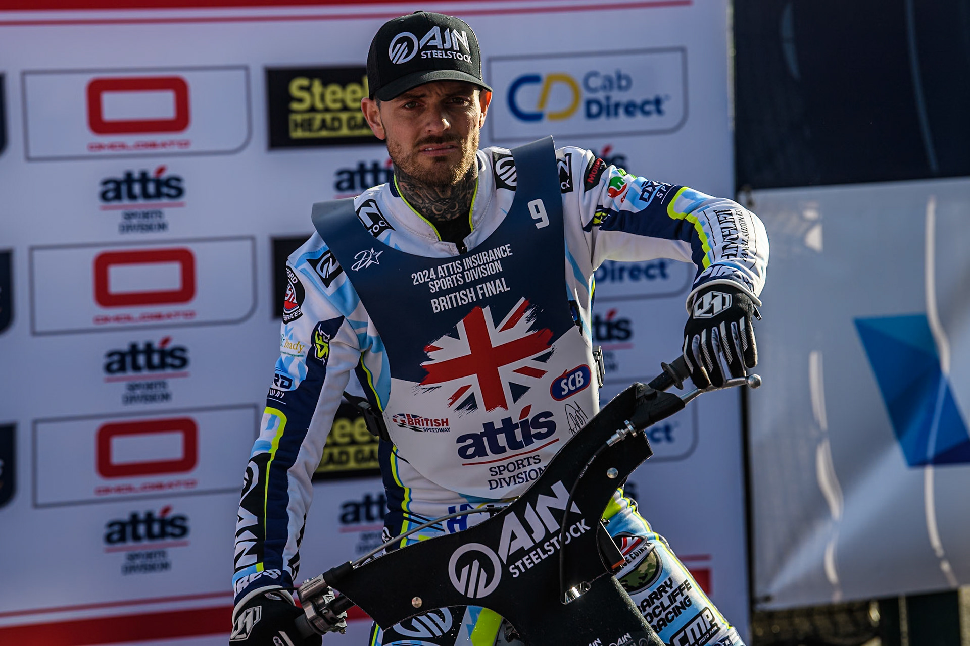 Lewis Kerr during the Attis Insurance Sports Division British Speedway Championship Final at the National Speedway Stadium, Manchester on Saturday 8th June 2024. (Photo: Ian Charles | MI News)