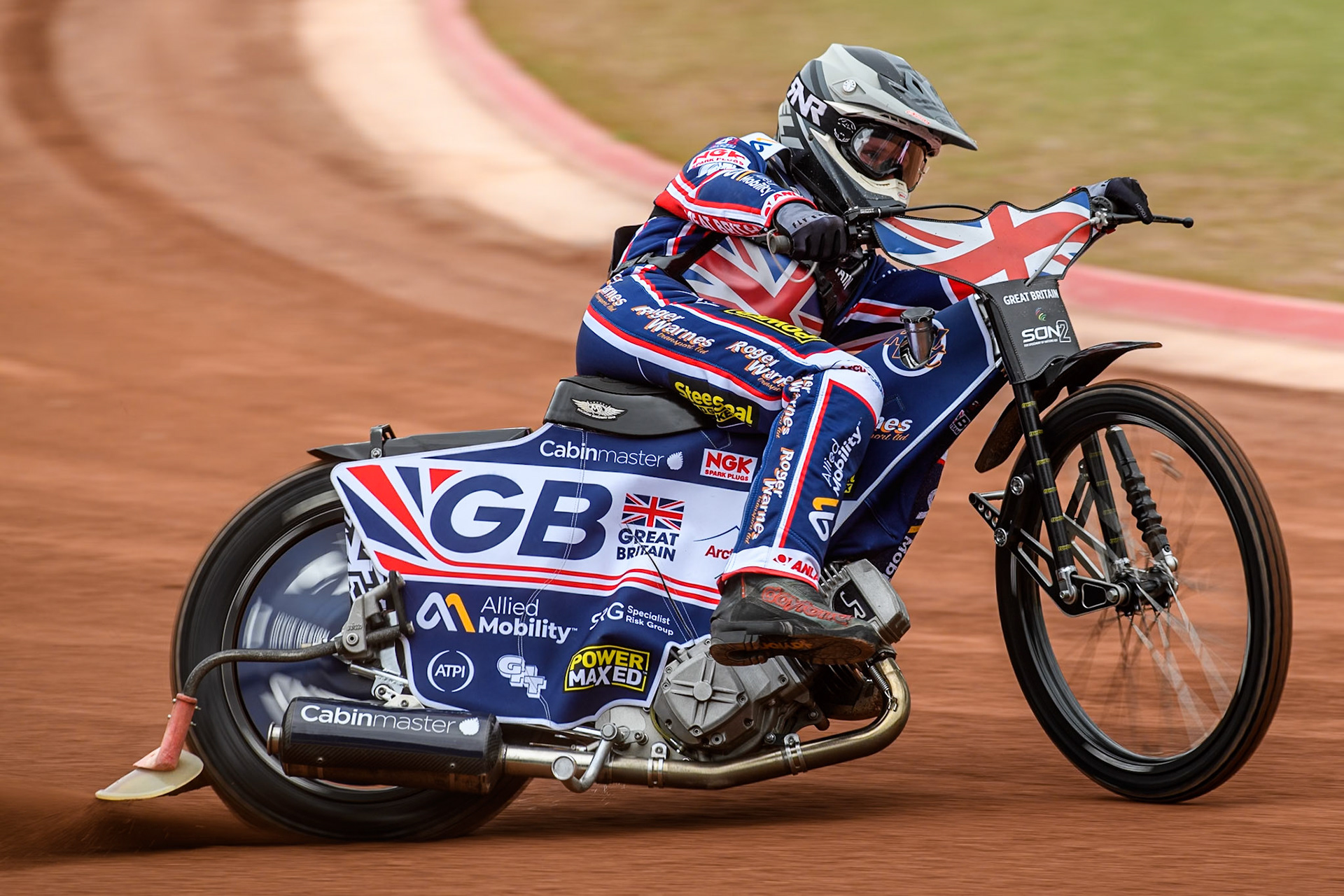 \during the Monster Energy FIM Speedway of Nations 2 (Under 21) Final at the National Speedway Stadium, Manchester on Friday 12th July 2024. (Photo: Ian Charles | MI News)gb3\ practices