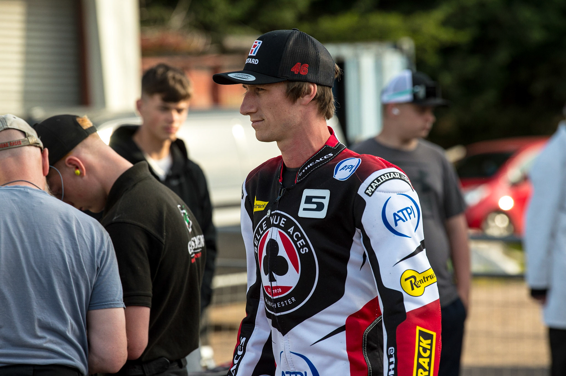 WOLVERHAMPTON, UK. JUN 20TH Max Fricke  of Belle Vue ATPI Aces  during the SGB Premiership match between Wolverhampton Wolves and Belle Vue Aces at Monmore Green Stadium, Wolverhampton on Monday 20th June 2022. (Credit: Ian Charles | MI News)