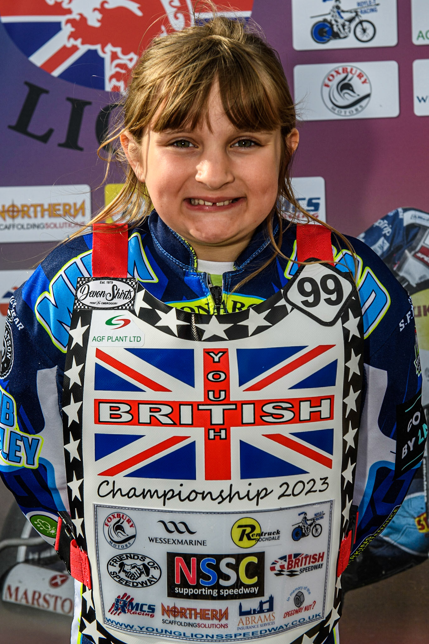 Chloe Davis during the British Youth Championships at the National Speedway Stadium, Manchester on Friday 12th May 2023. (Photo: Ian Charles | MI News)