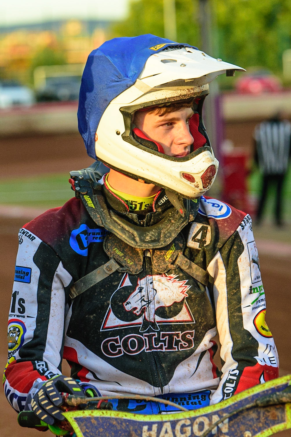 Jake Mulford  - Belle Vue Cool Running Colts during the National Development League match between Belle Vue Colts and Mildenhall Fens Tigers at the National Speedway Stadium, Manchester on Friday 15th July 2022. (Credit: Ian Charles | MI News)