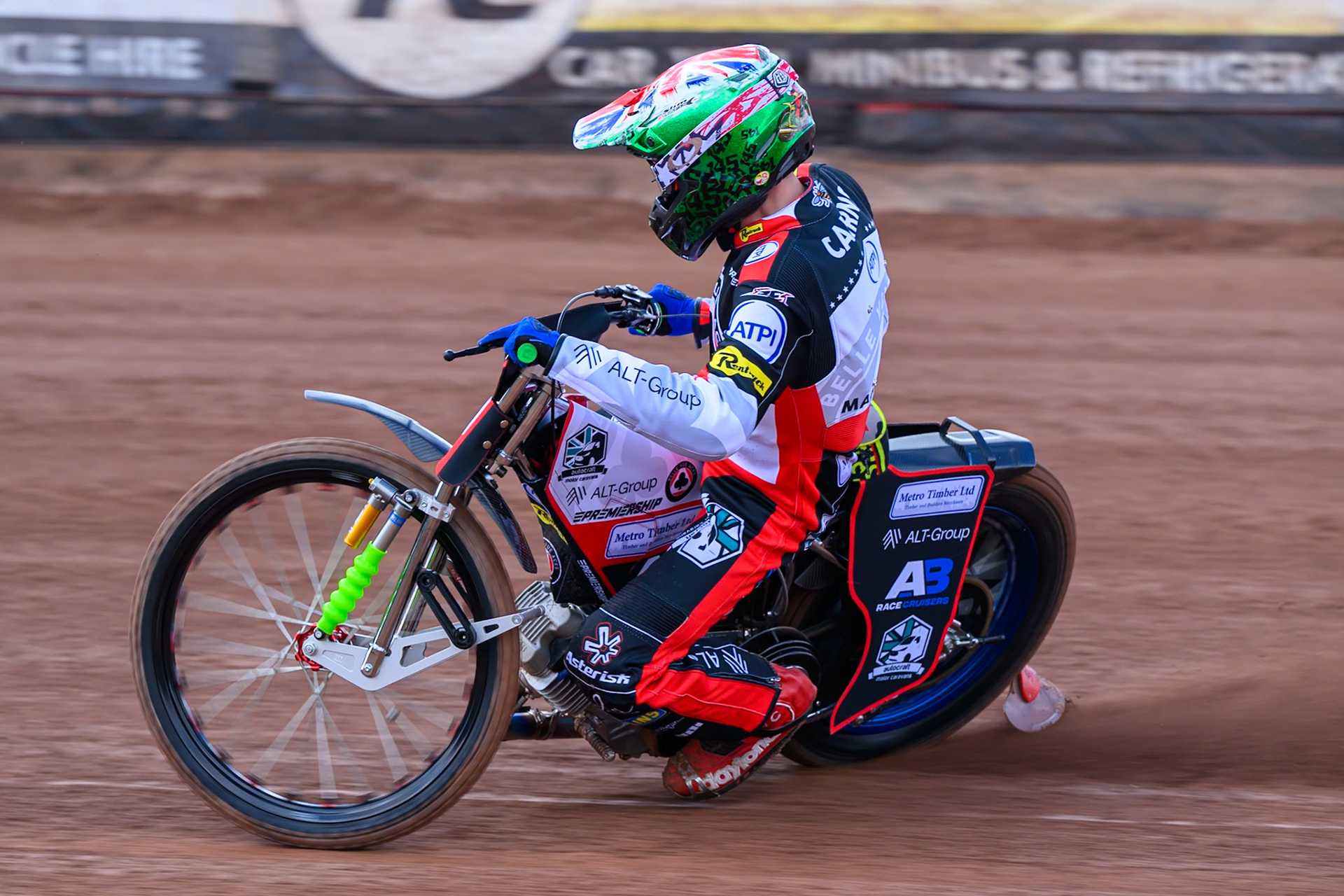 Will Cairns, Rising Star Rider of Belle Vue Aces in action during the Belle Vue Aces Media Day at the National Speedway Stadium, Manchester on Wednesday 11th March 2026. (Photo: Ian Charles | MI News)